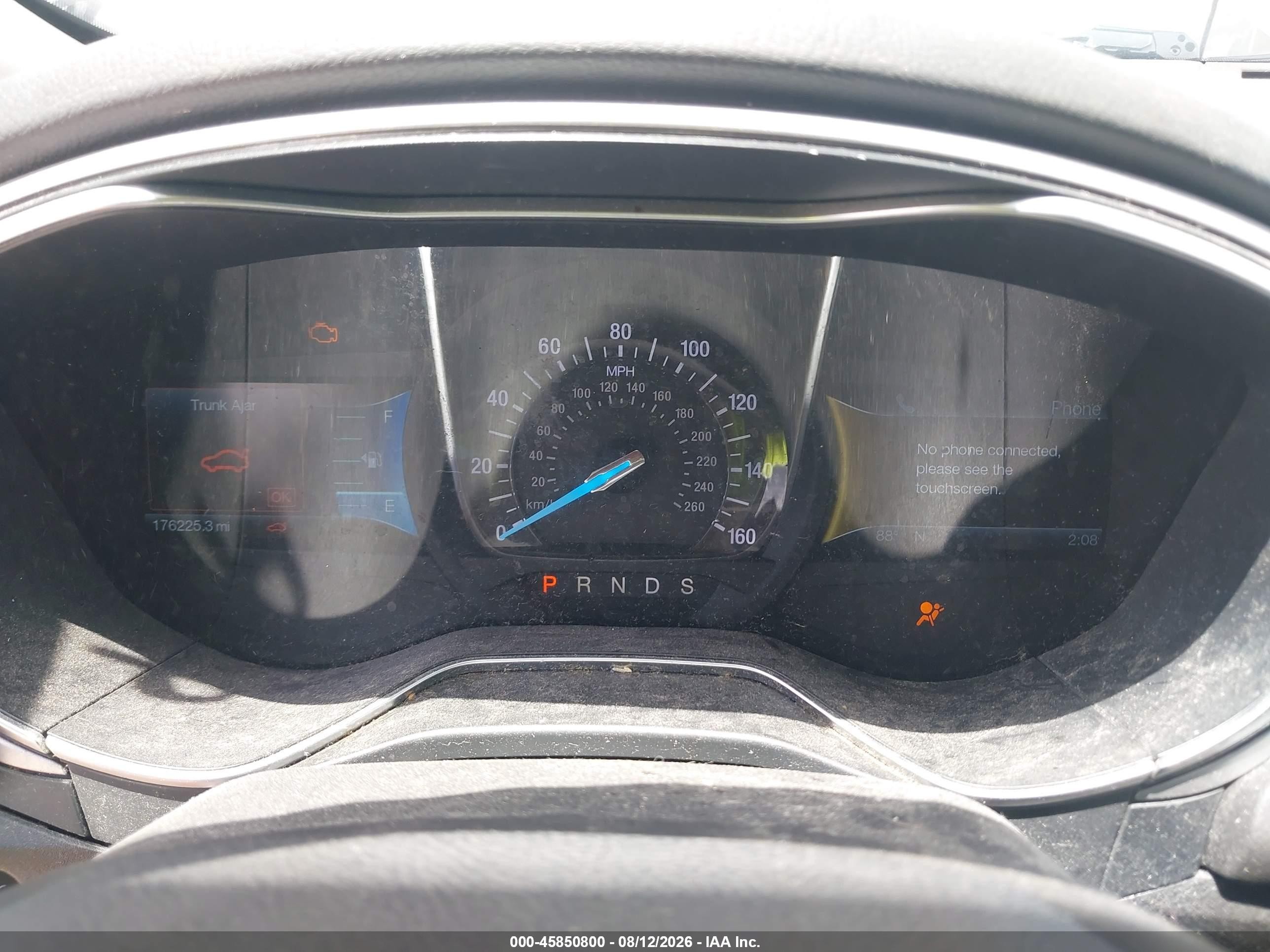 2014 Ford Fusion Se Gray vin: 3FA6P0HD3ER386391