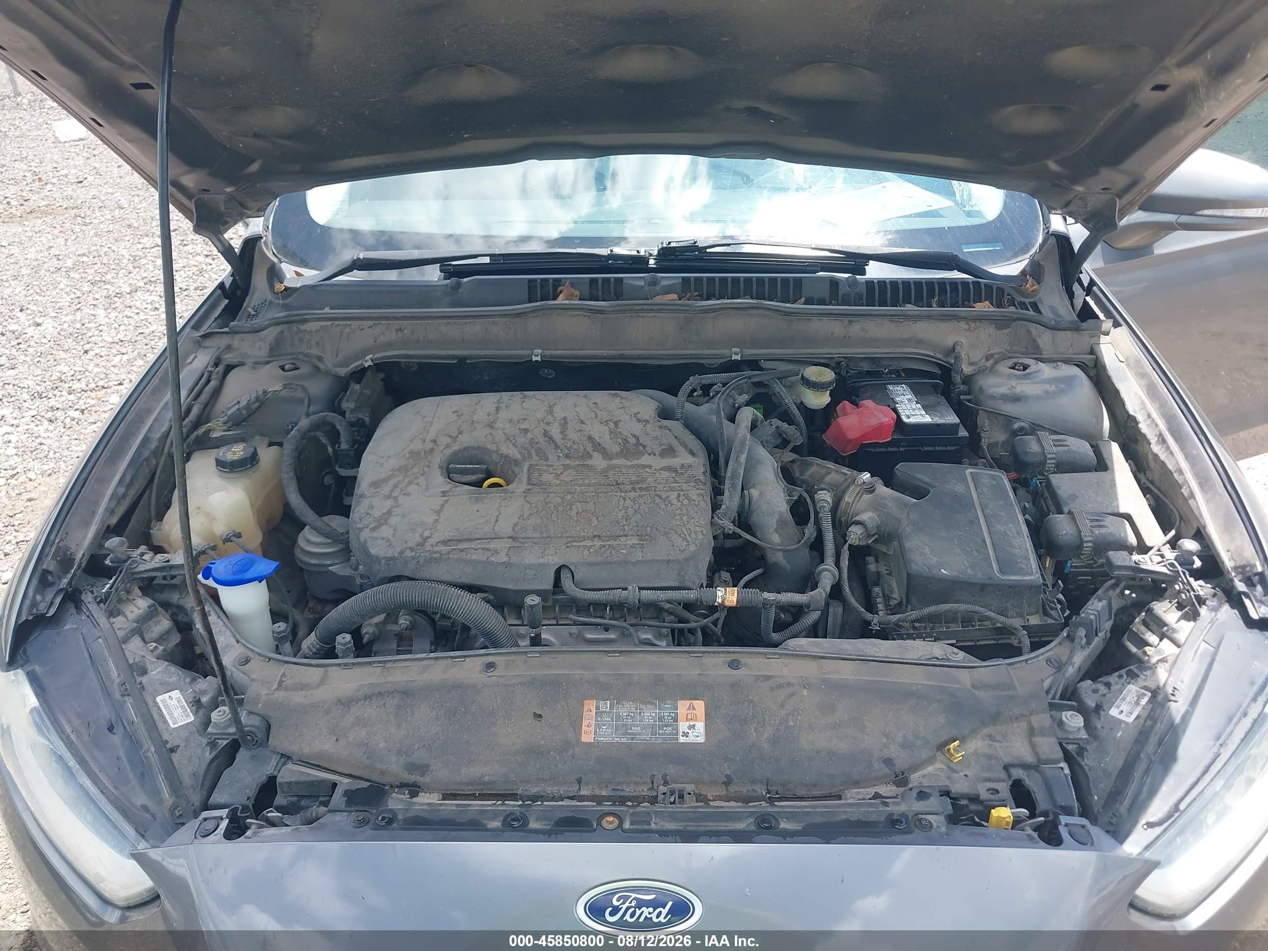2014 Ford Fusion Se Gray vin: 3FA6P0HD3ER386391