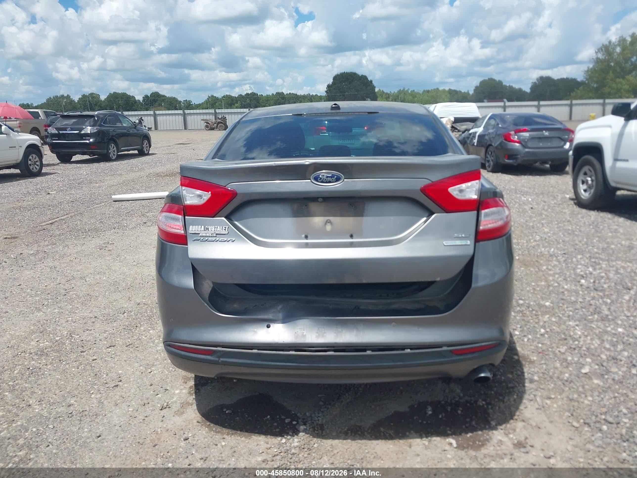 2014 Ford Fusion Se Gray vin: 3FA6P0HD3ER386391
