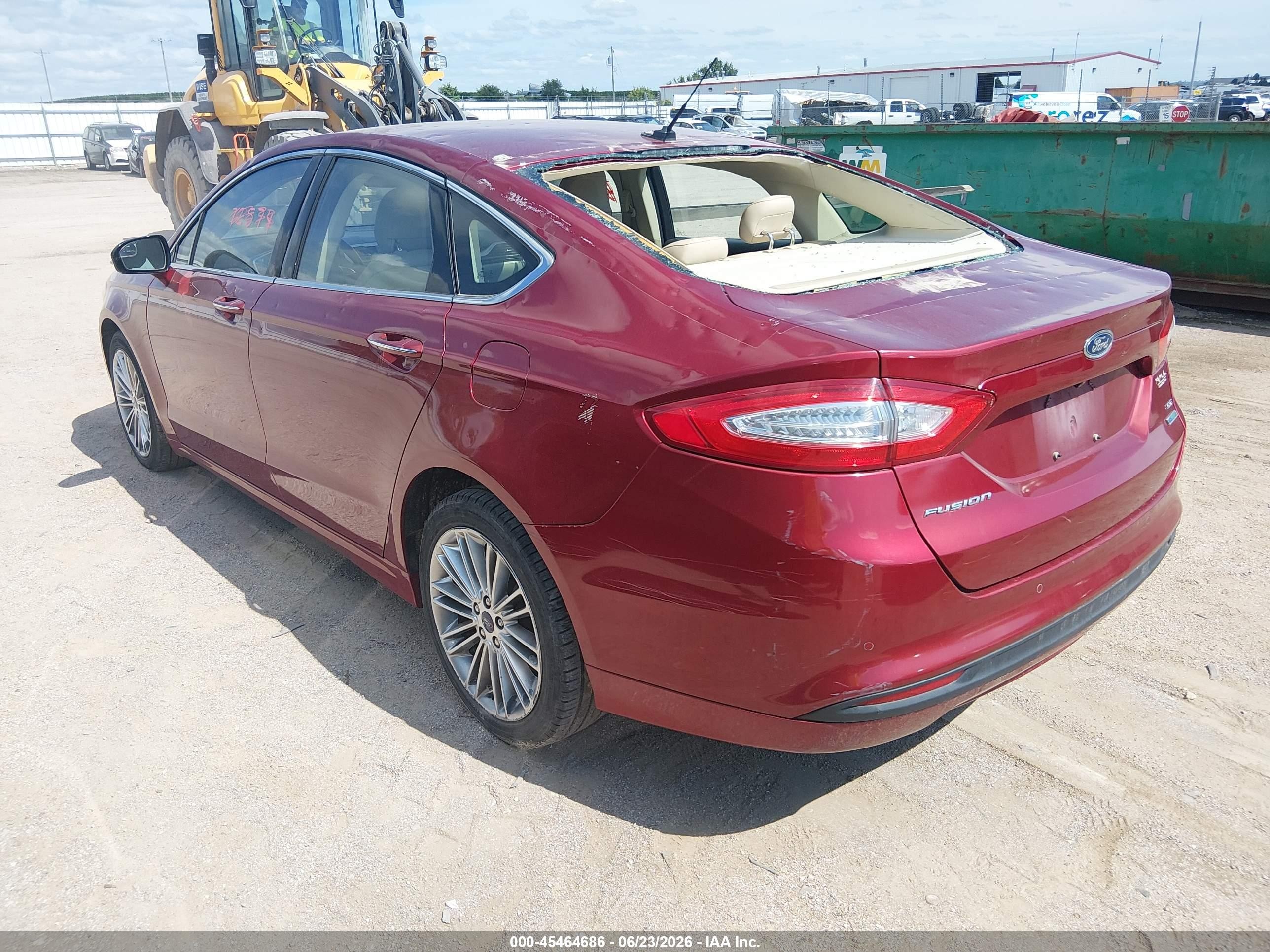2014 Ford Fusion Se Red vin: 3FA6P0HD3ER391560