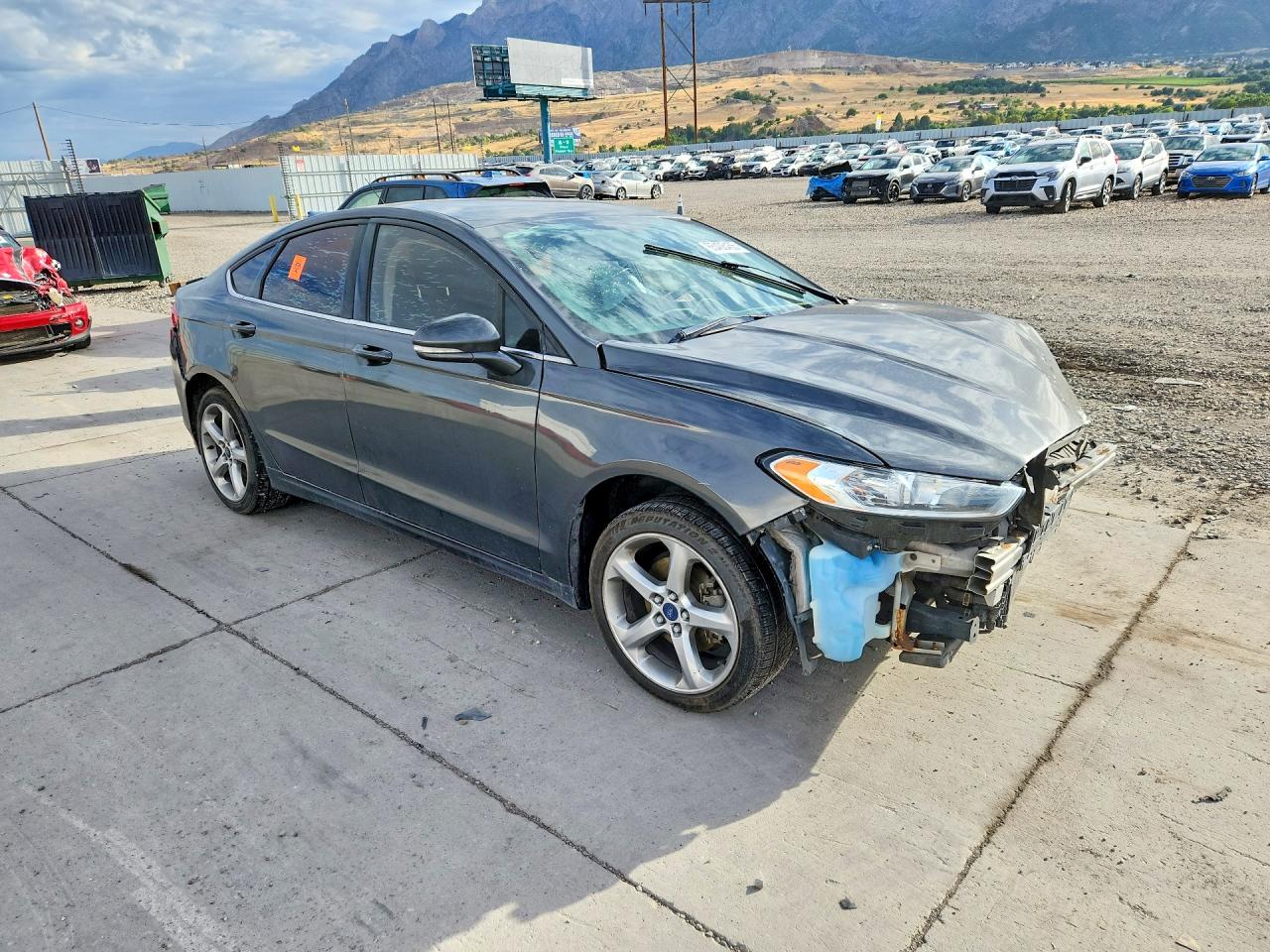 2015 Ford Fusion Se Gray vin: 3FA6P0HD3FR114067