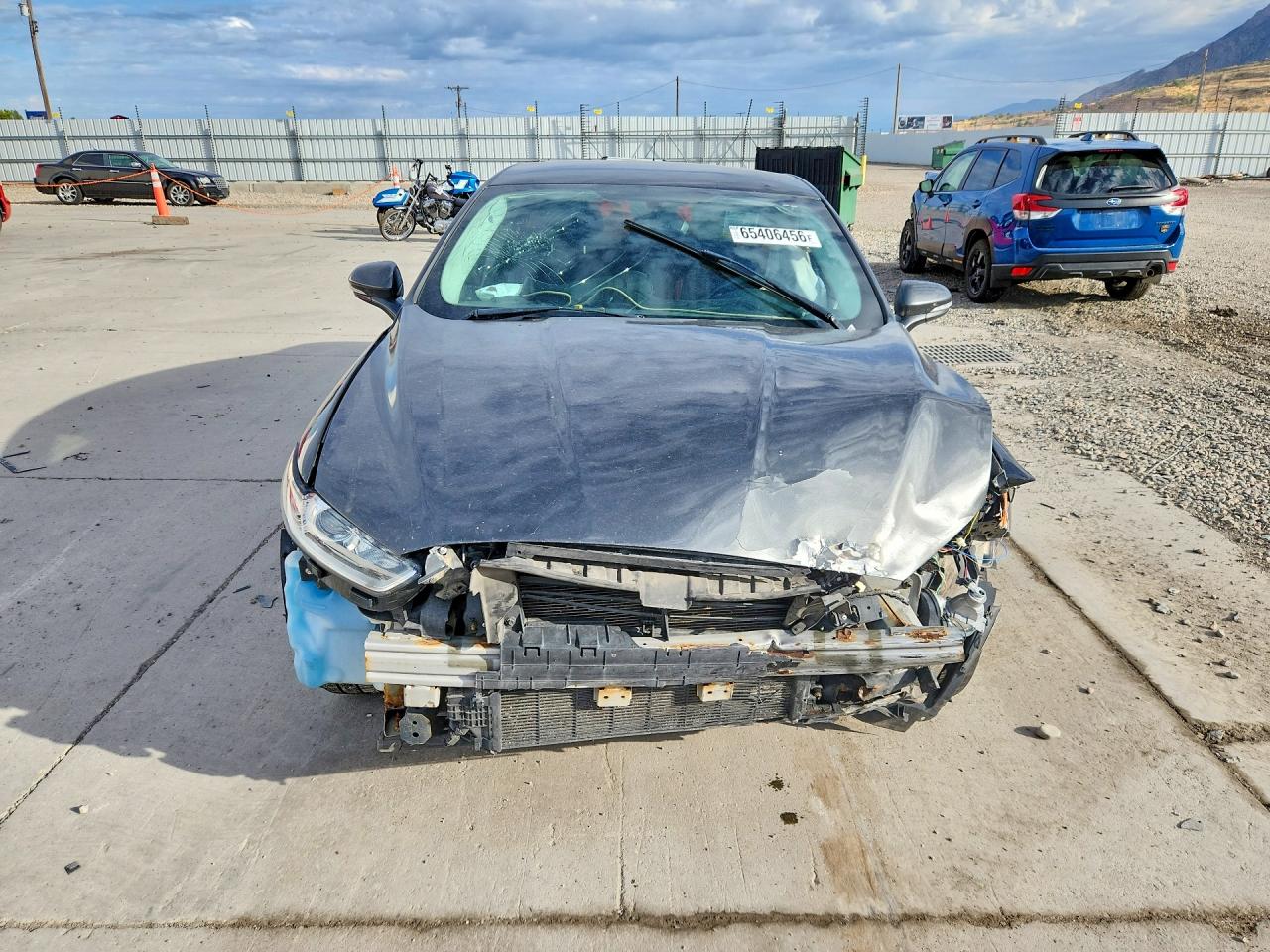 2015 Ford Fusion Se Gray vin: 3FA6P0HD3FR114067