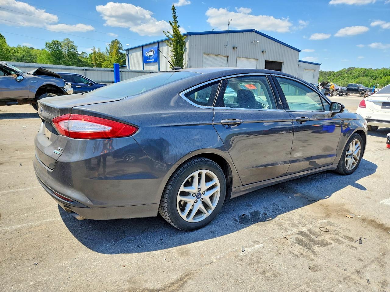 2015 Ford Fusion Se Gray vin: 3FA6P0HD3FR156738