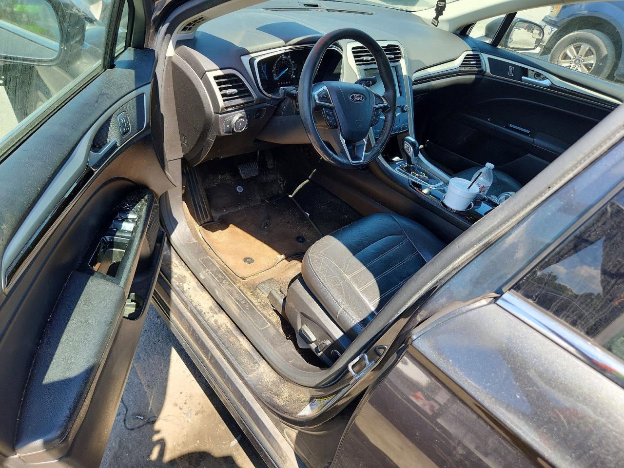 2015 Ford Fusion Se Gray vin: 3FA6P0HD3FR156738