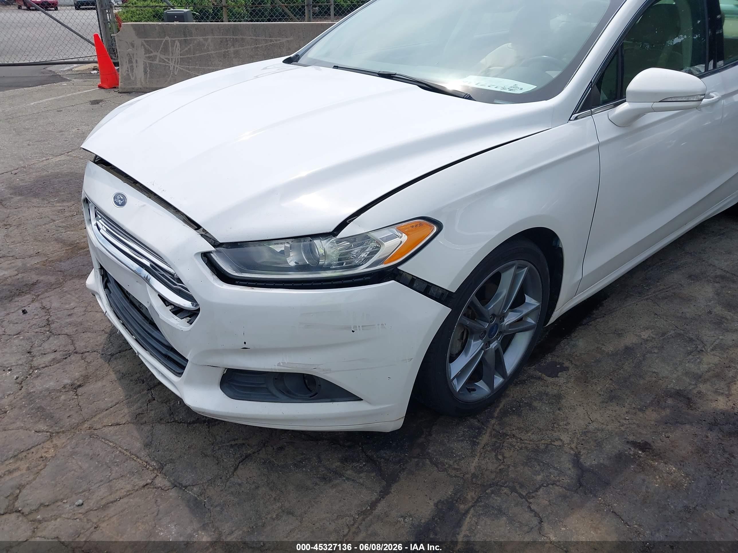 2015 Ford Fusion Se White vin: 3FA6P0HD3FR218929