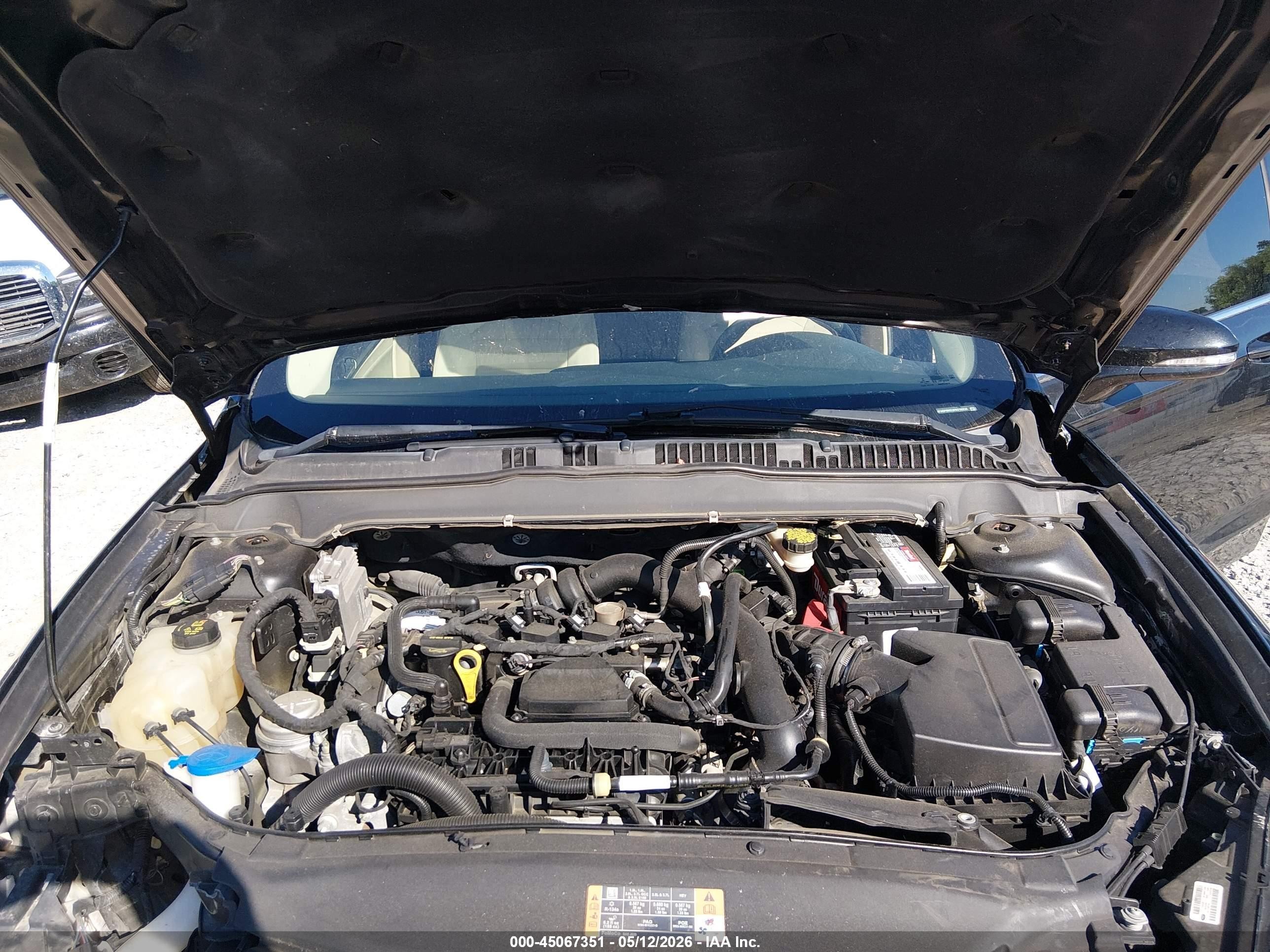 2015 Ford Fusion Se Черный vin: 3FA6P0HD3FR219255