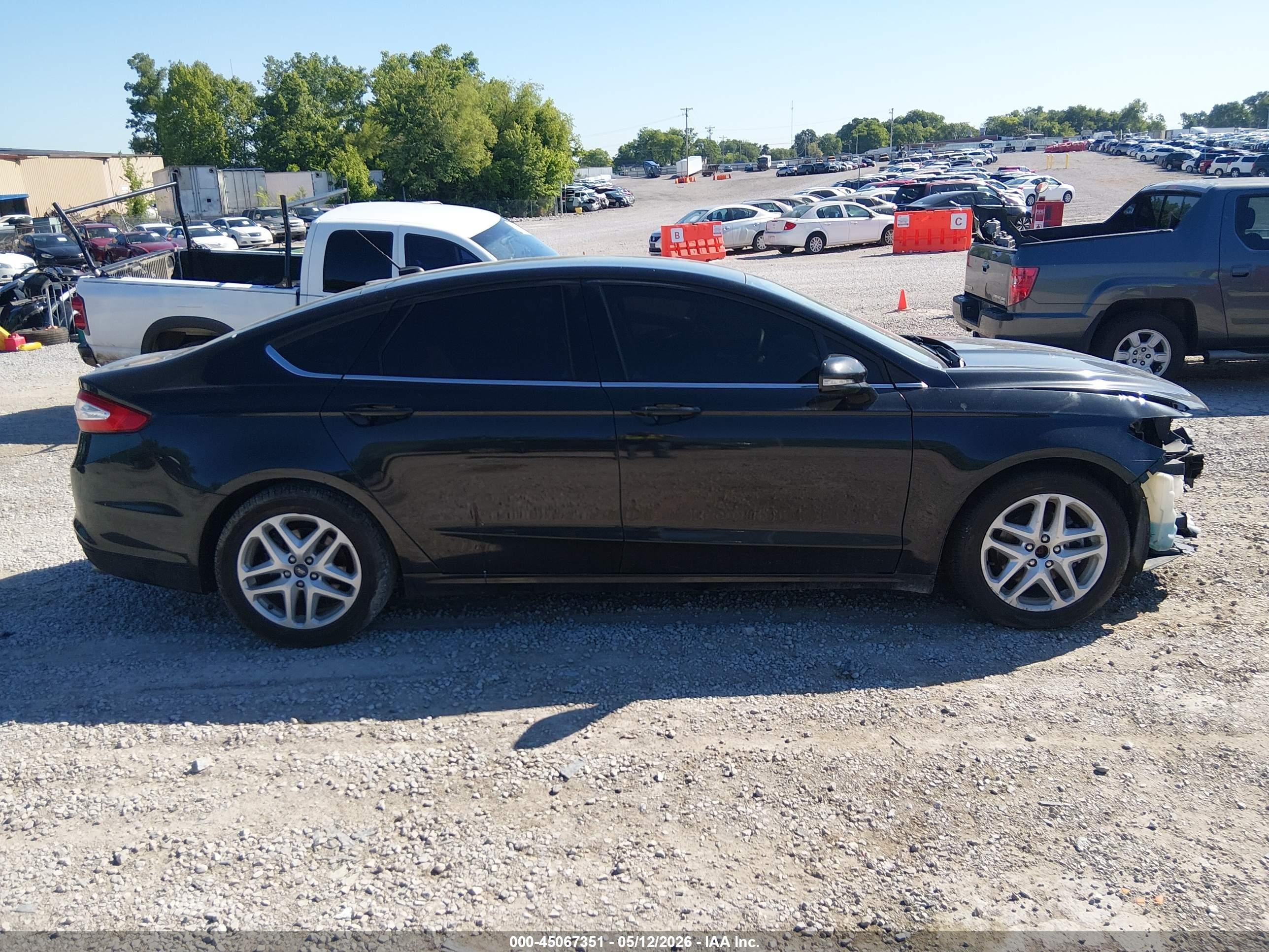 2015 Ford Fusion Se Черный vin: 3FA6P0HD3FR219255