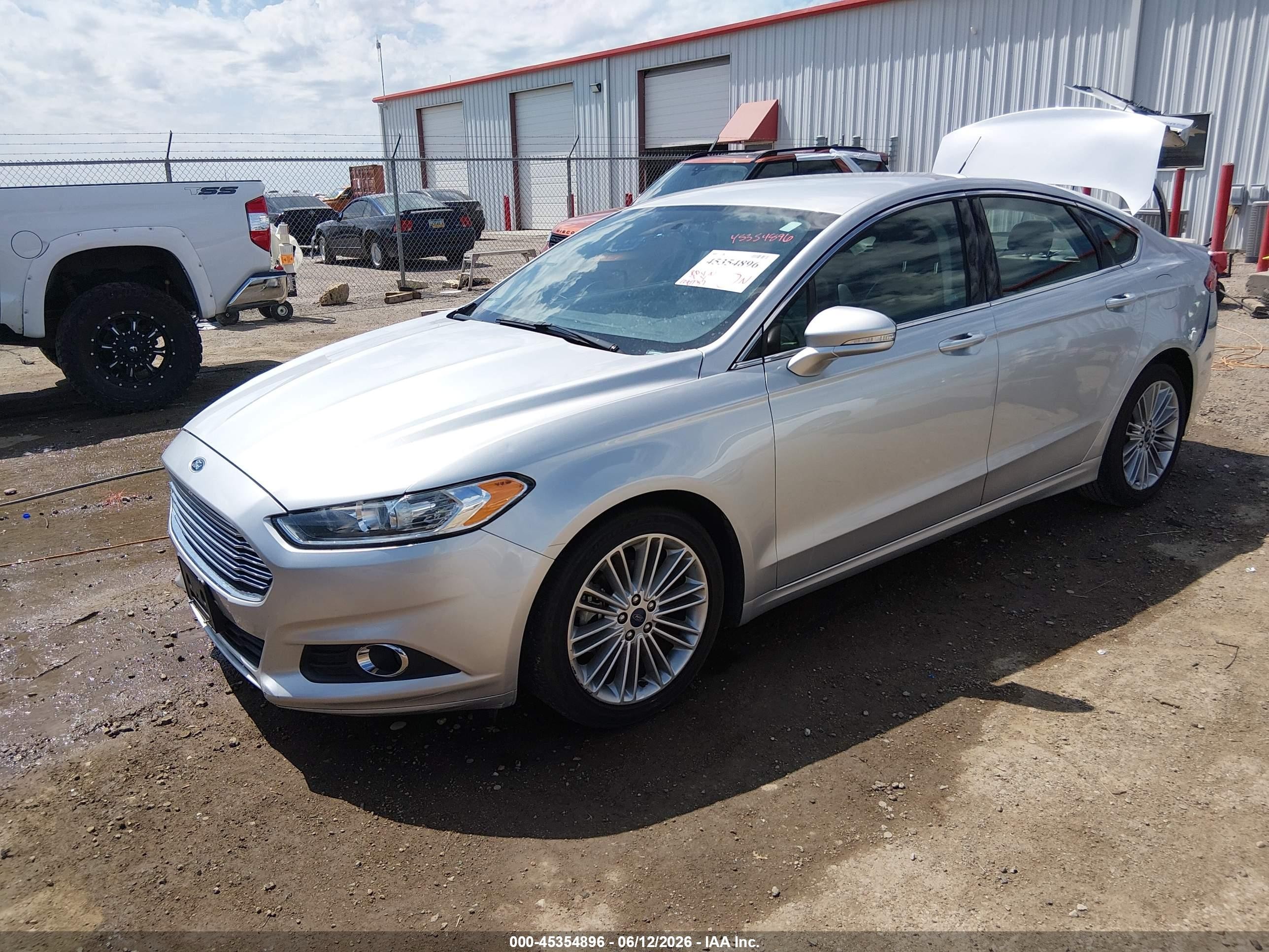 2015 Ford Fusion Se Silver vin: 3FA6P0HD3FR223774