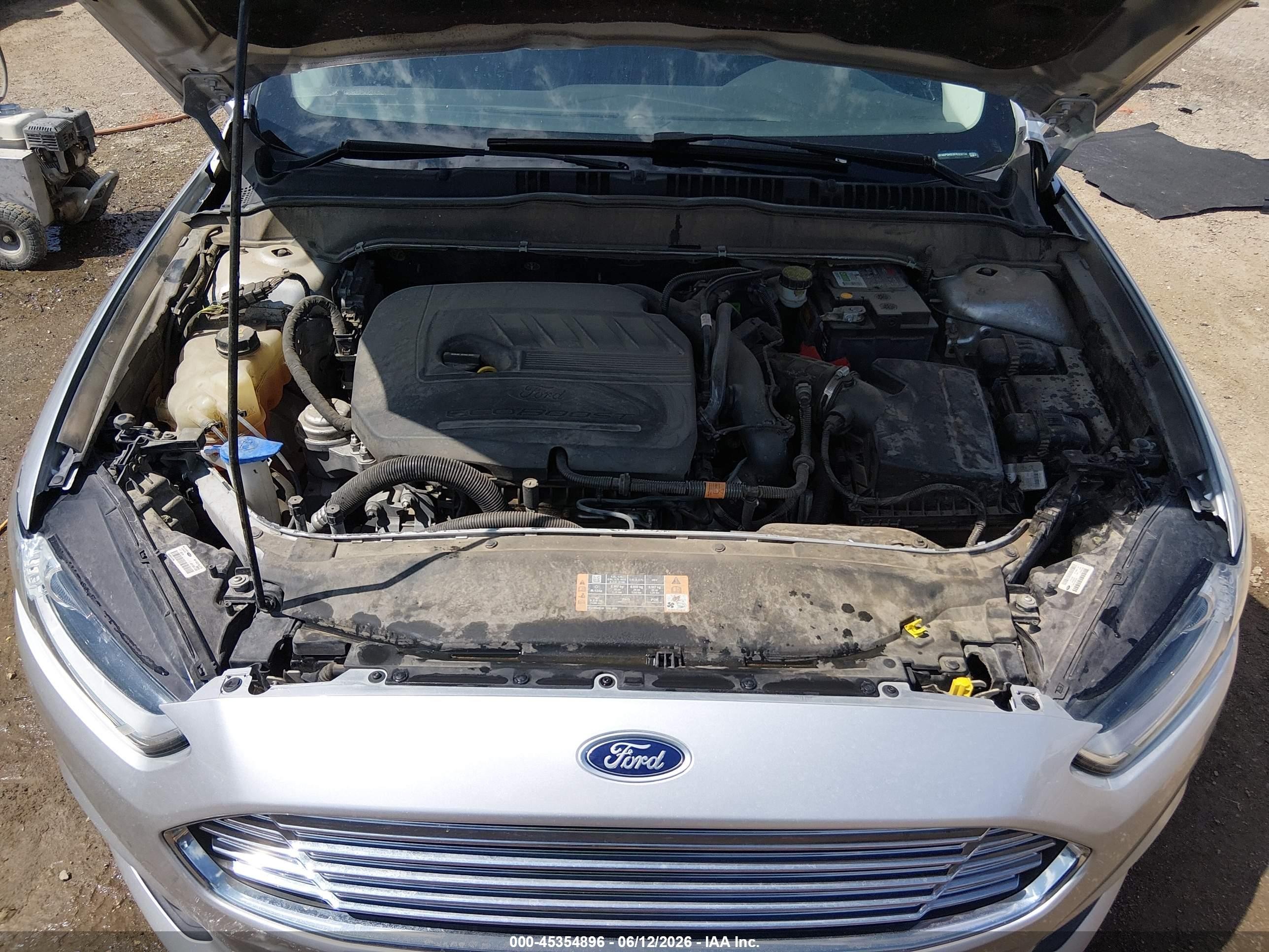 2015 Ford Fusion Se Silver vin: 3FA6P0HD3FR223774