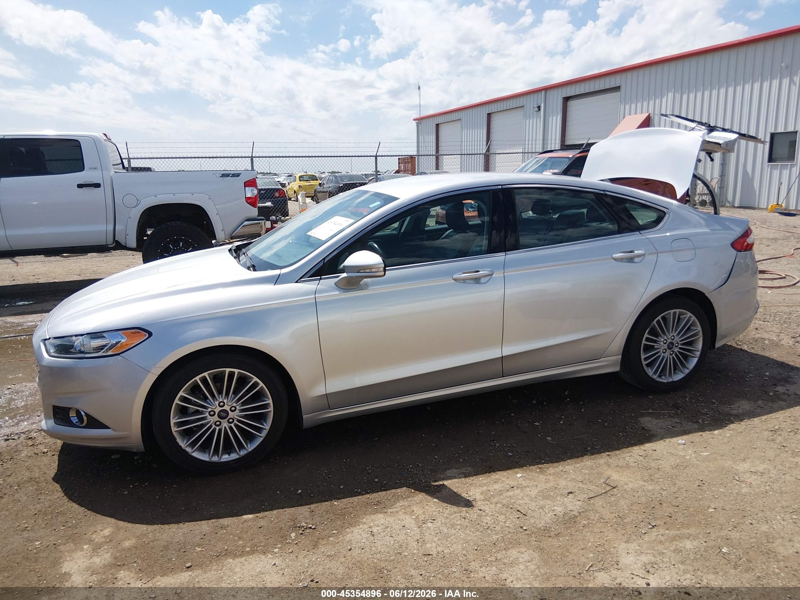 2015 Ford Fusion Se Silver vin: 3FA6P0HD3FR223774