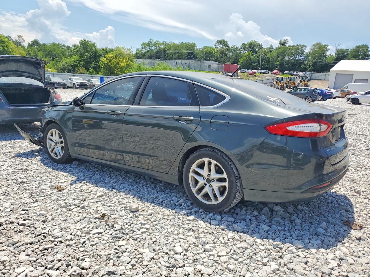 2015 Ford Fusion Se Gray vin: 3FA6P0HD3FR232832