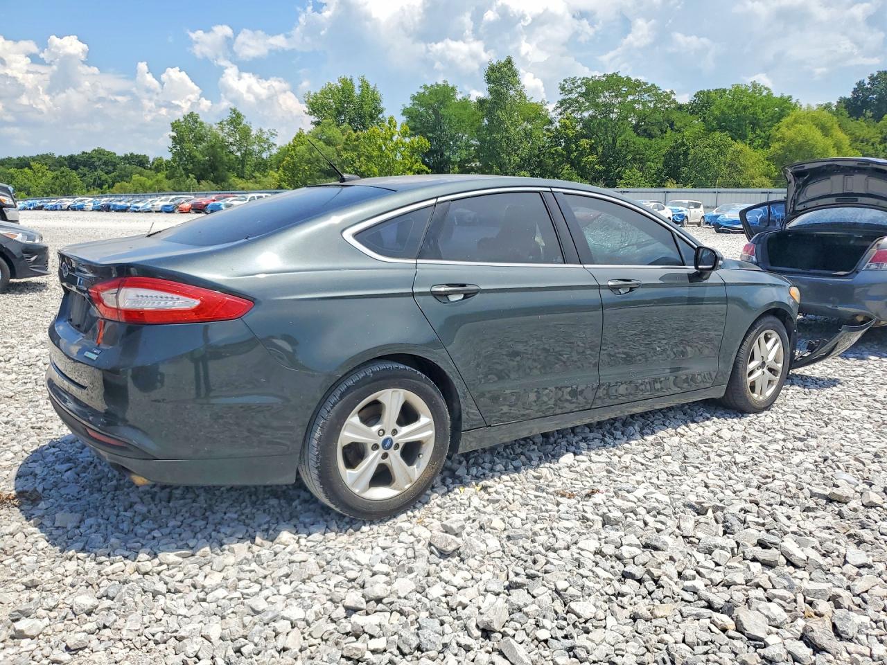 2015 Ford Fusion Se Gray vin: 3FA6P0HD3FR232832