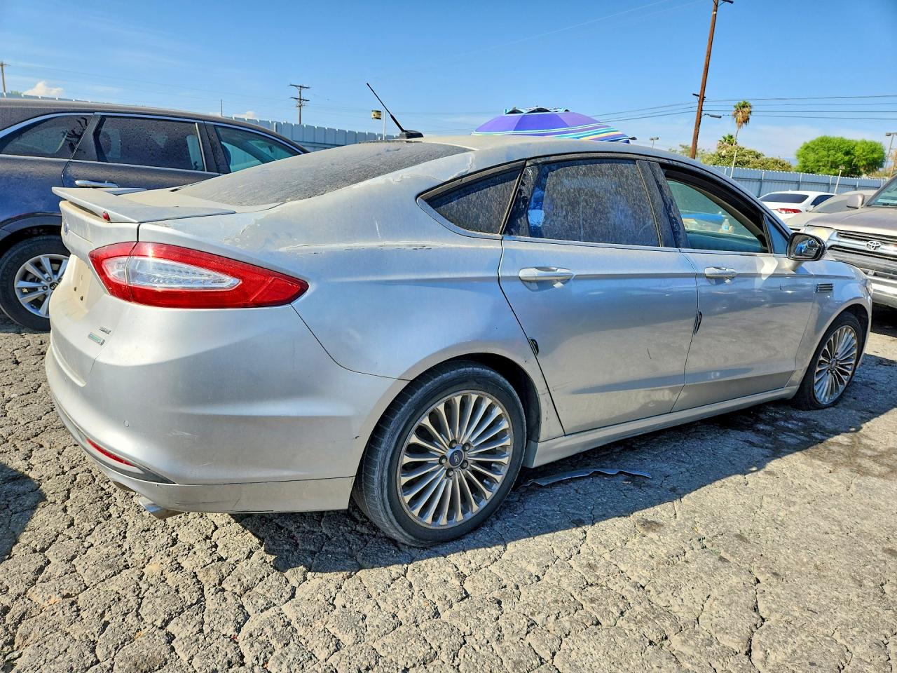 2015 Ford Fusion Se Silver vin: 3FA6P0HD3FR249467