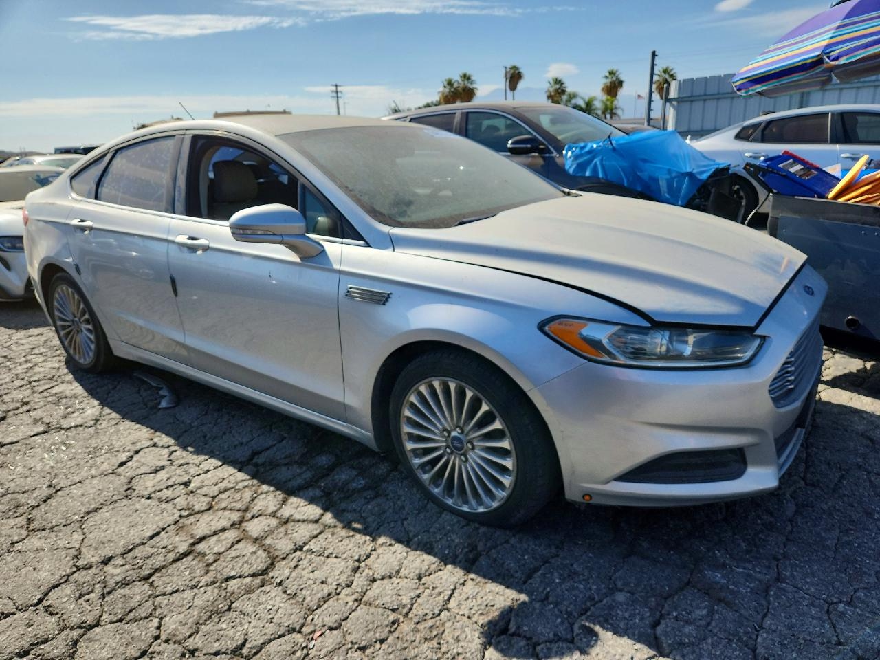 2015 Ford Fusion Se Silver vin: 3FA6P0HD3FR249467