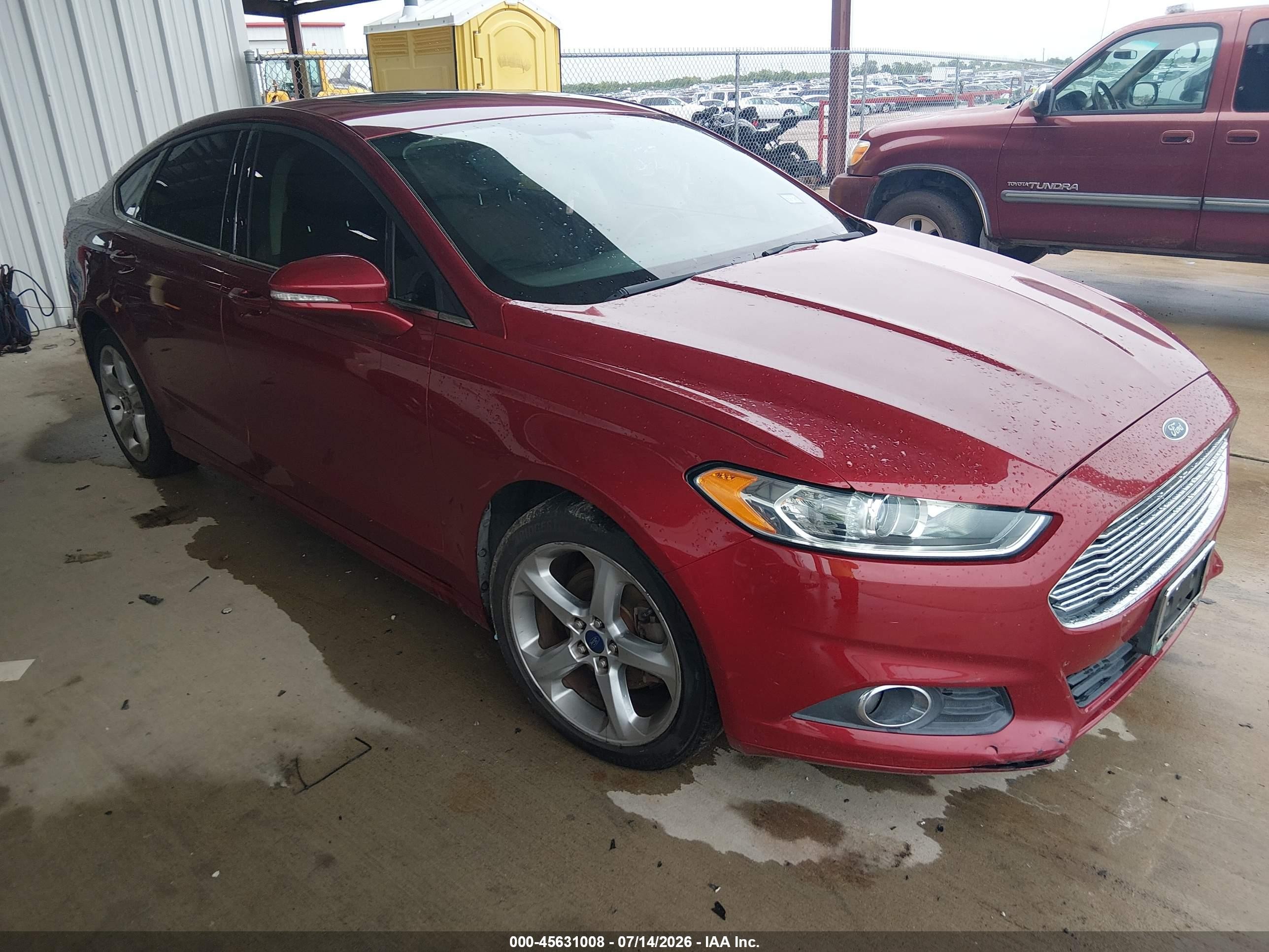 2015 Ford Fusion Se Red vin: 3FA6P0HD3FR260775