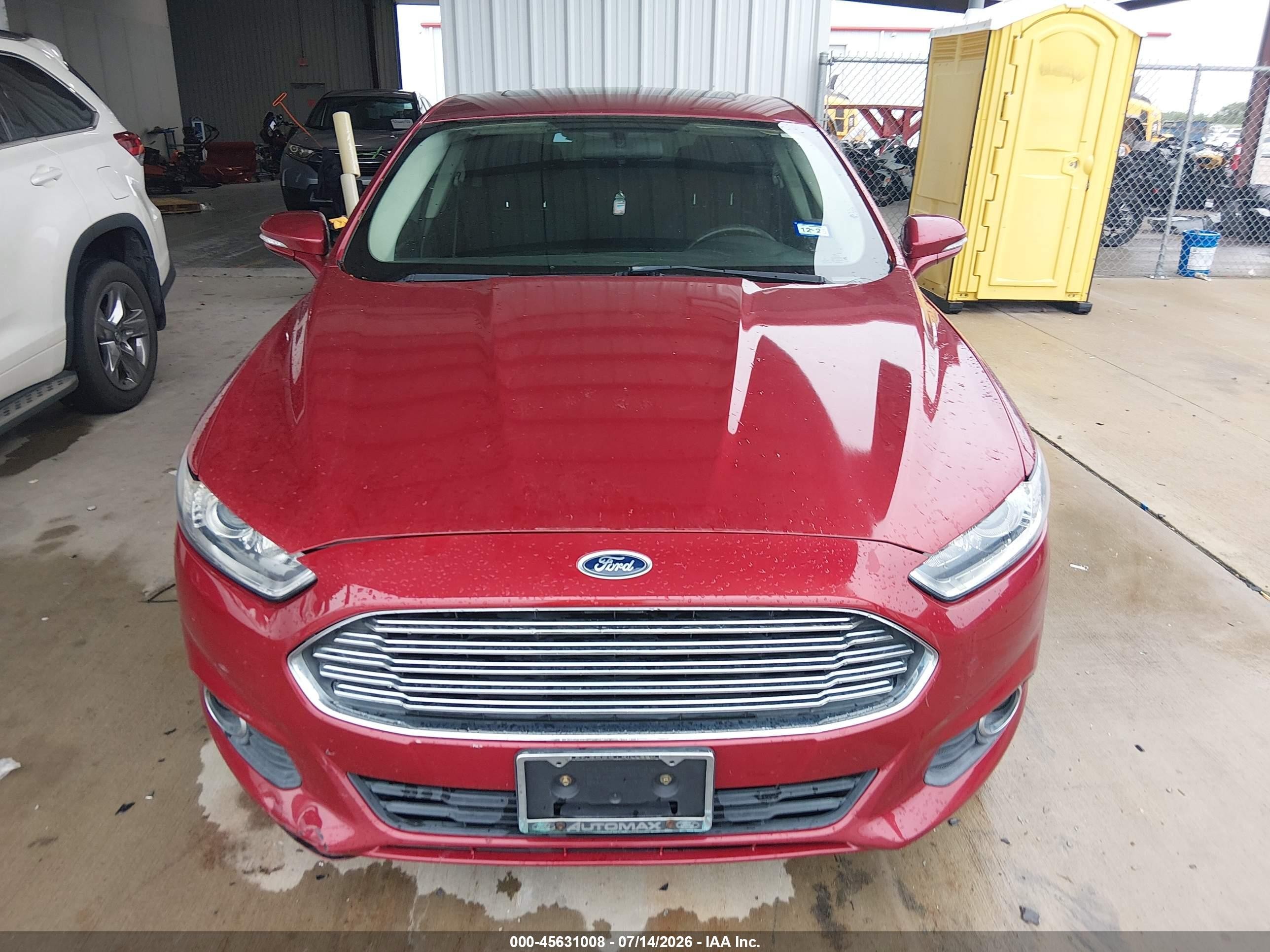 2015 Ford Fusion Se Red vin: 3FA6P0HD3FR260775