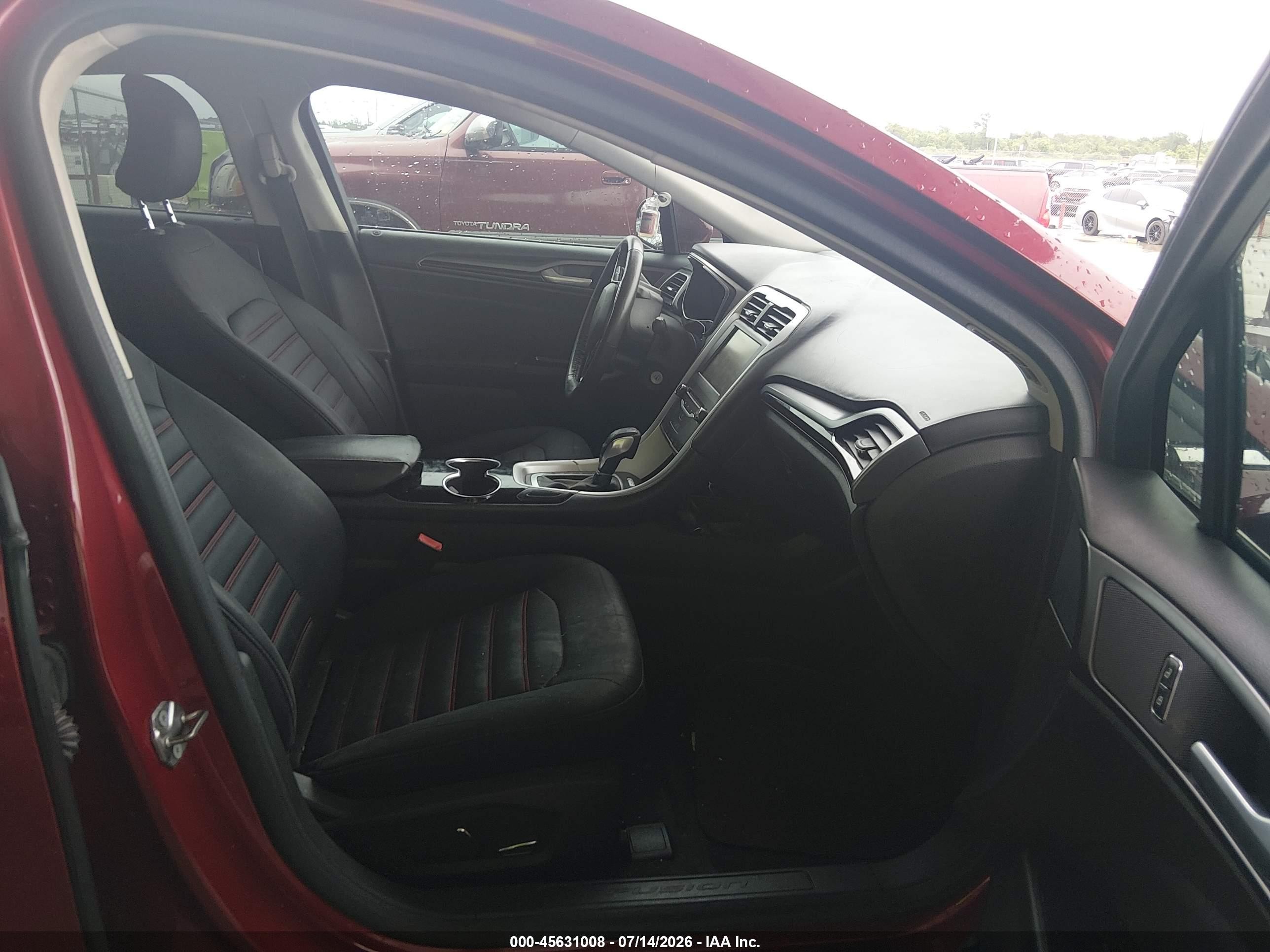 2015 Ford Fusion Se Red vin: 3FA6P0HD3FR260775