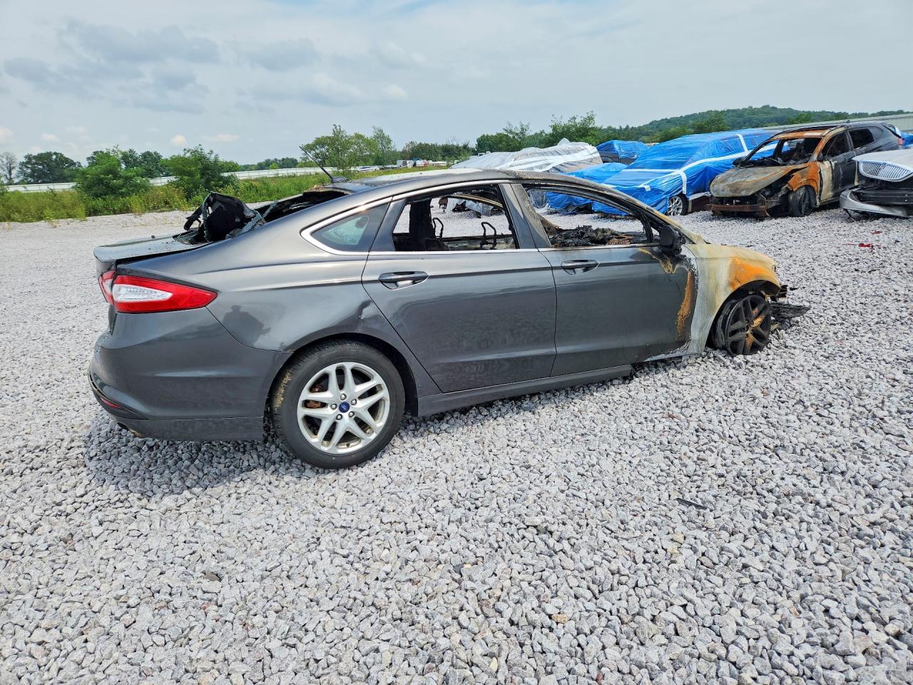 2015 Ford Fusion Se Charcoal vin: 3FA6P0HD3FR267144