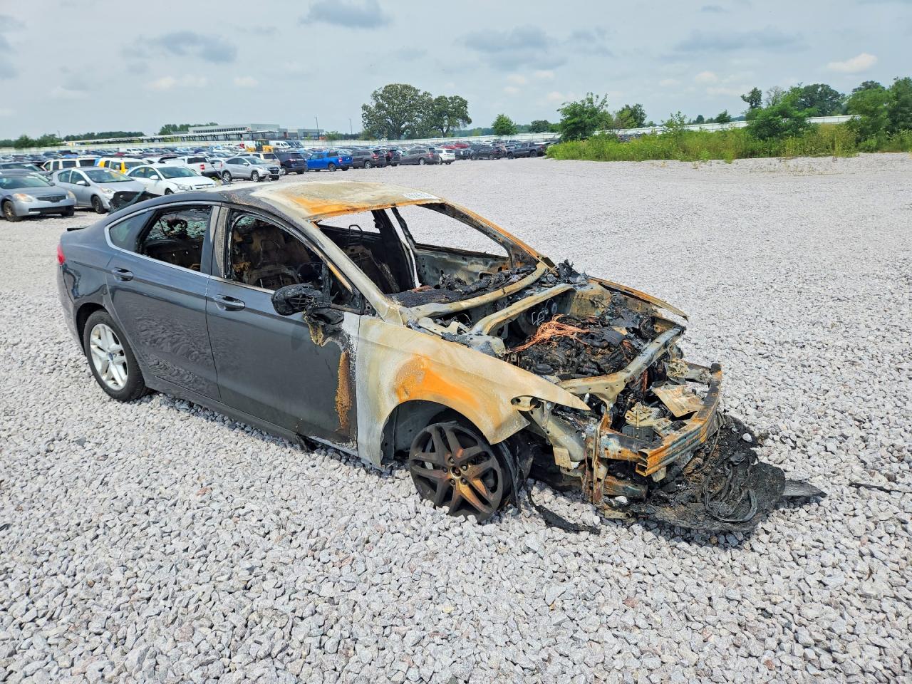 2015 Ford Fusion Se Charcoal vin: 3FA6P0HD3FR267144