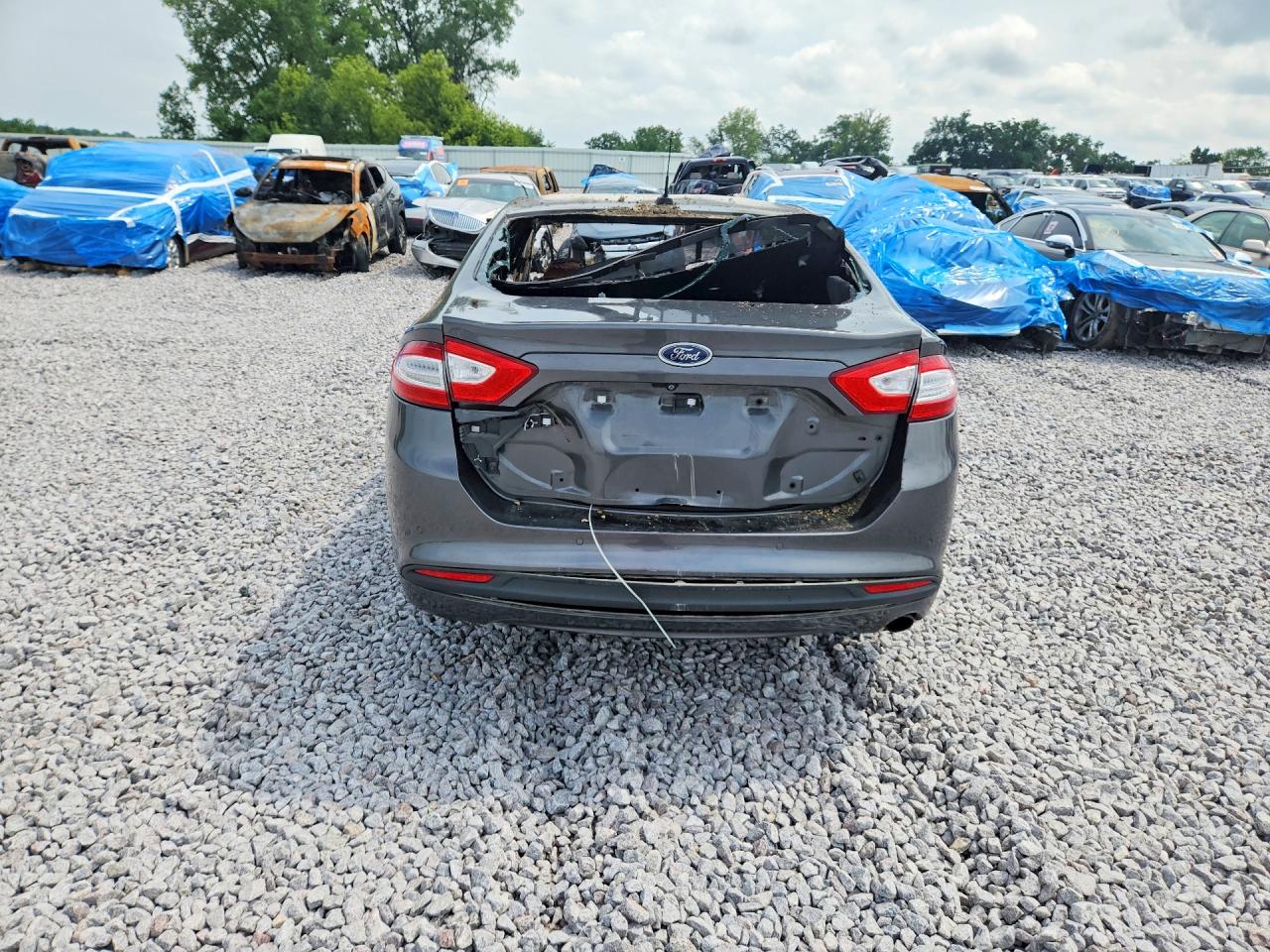2015 Ford Fusion Se Charcoal vin: 3FA6P0HD3FR267144