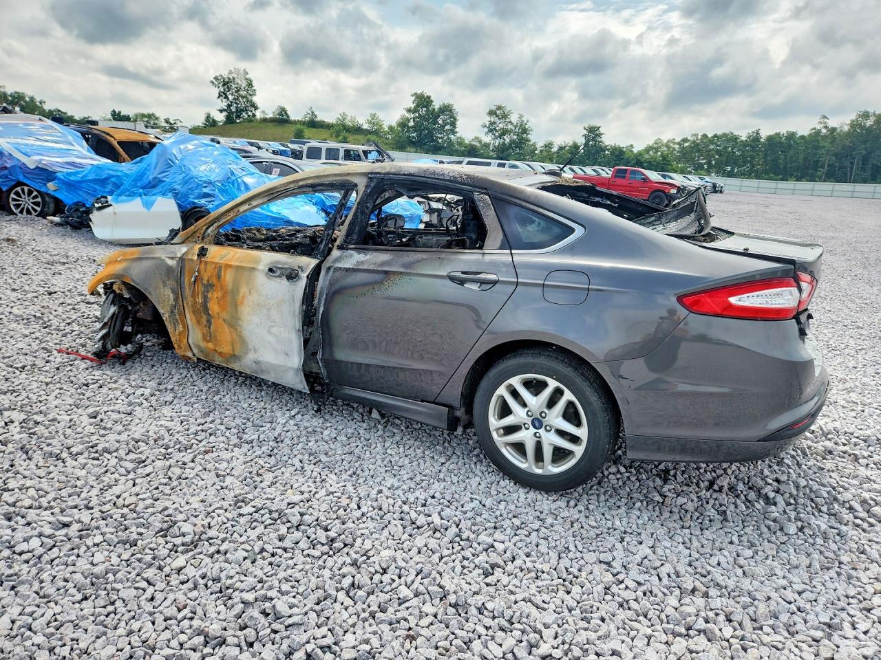 2015 Ford Fusion Se Charcoal vin: 3FA6P0HD3FR267144