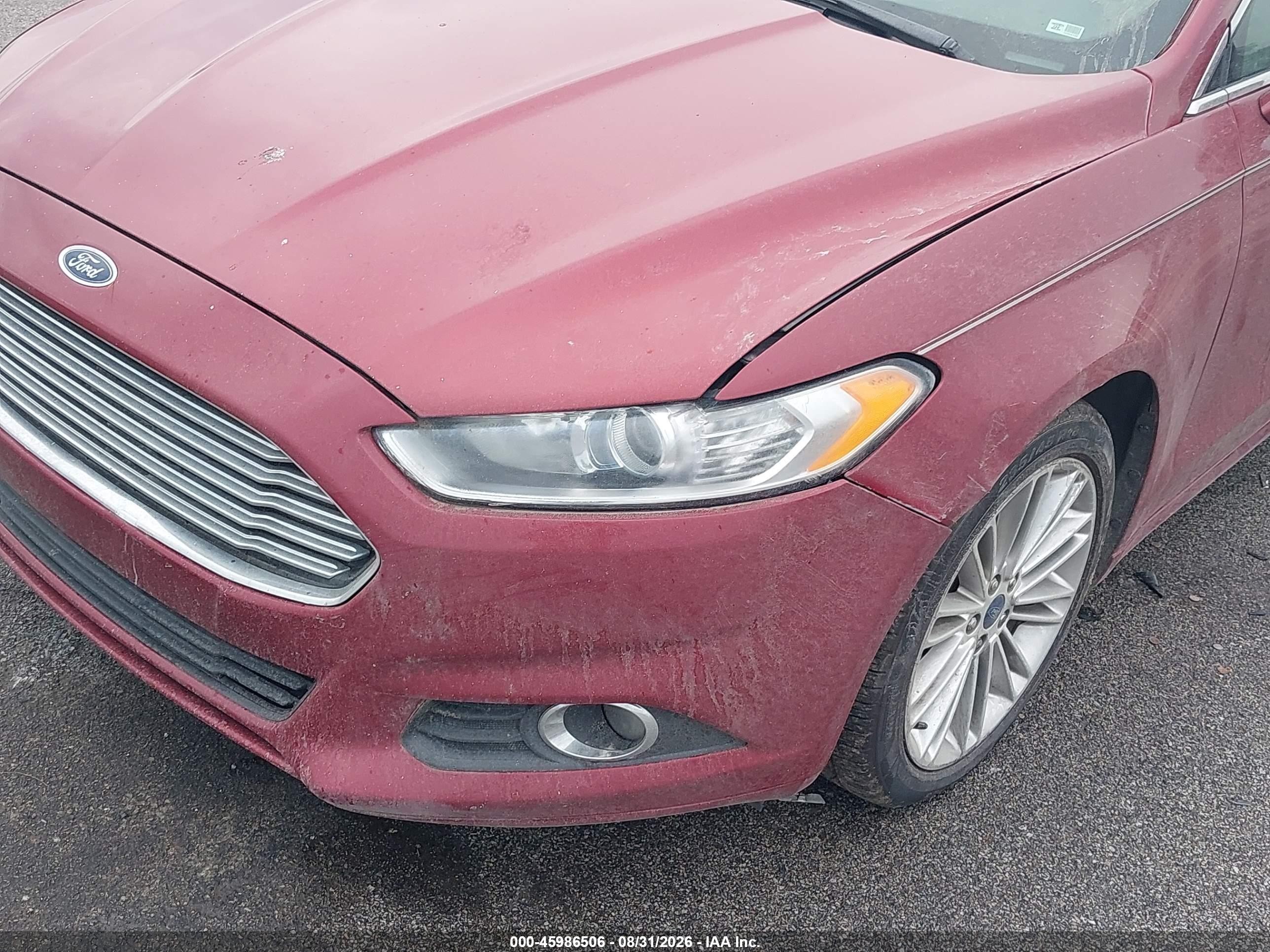 2015 Ford Fusion Se Red vin: 3FA6P0HD3FR276975