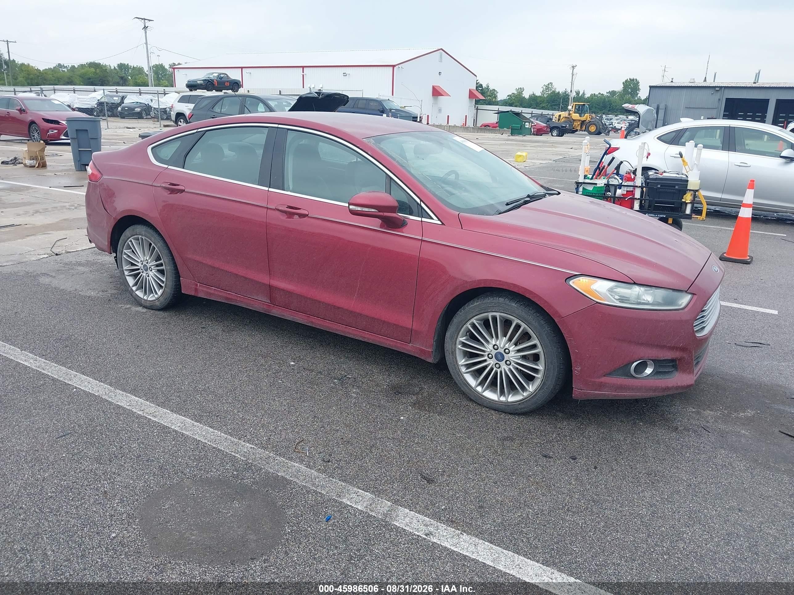 2015 Ford Fusion Se Red vin: 3FA6P0HD3FR276975