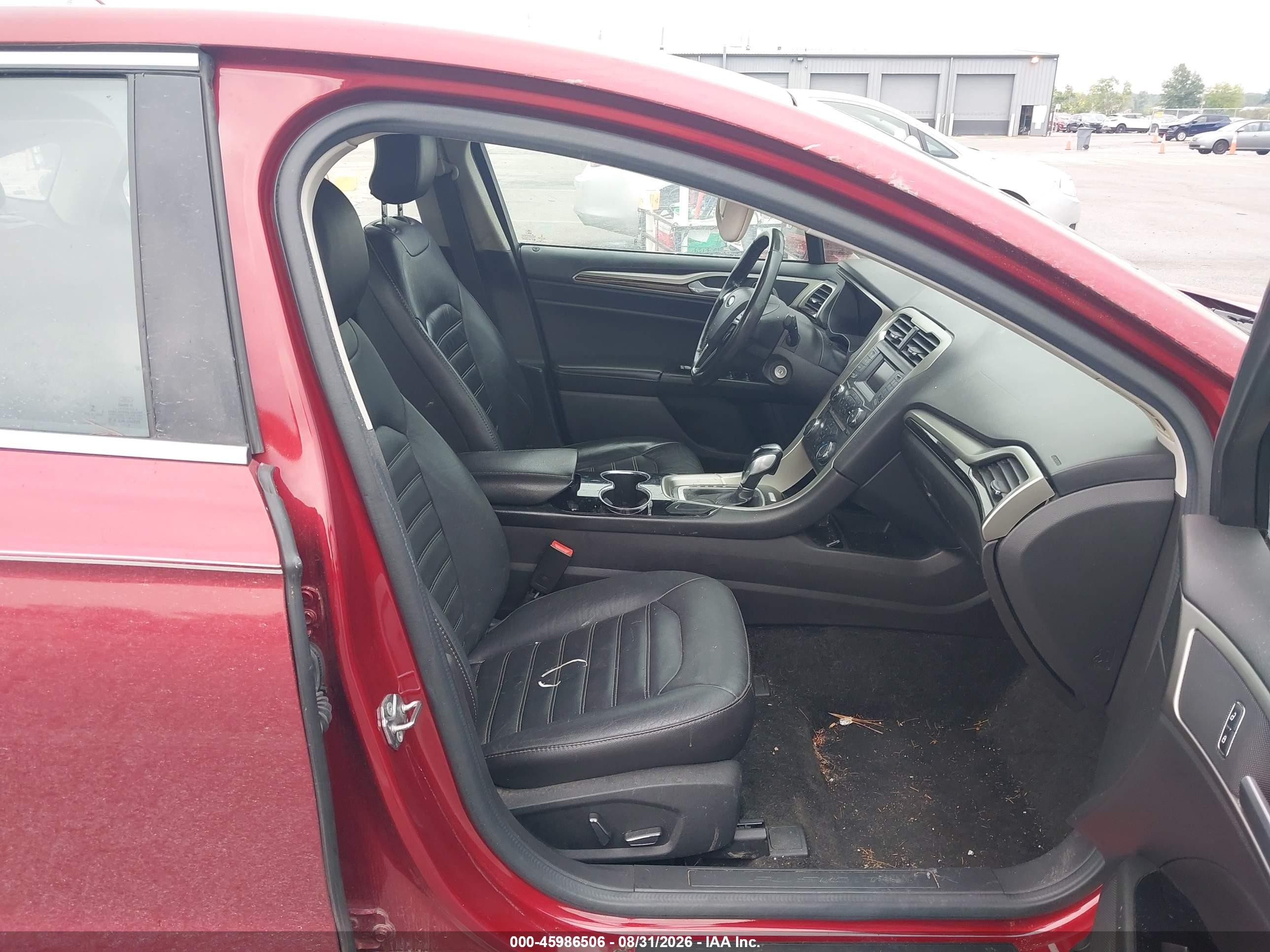 2015 Ford Fusion Se Red vin: 3FA6P0HD3FR276975