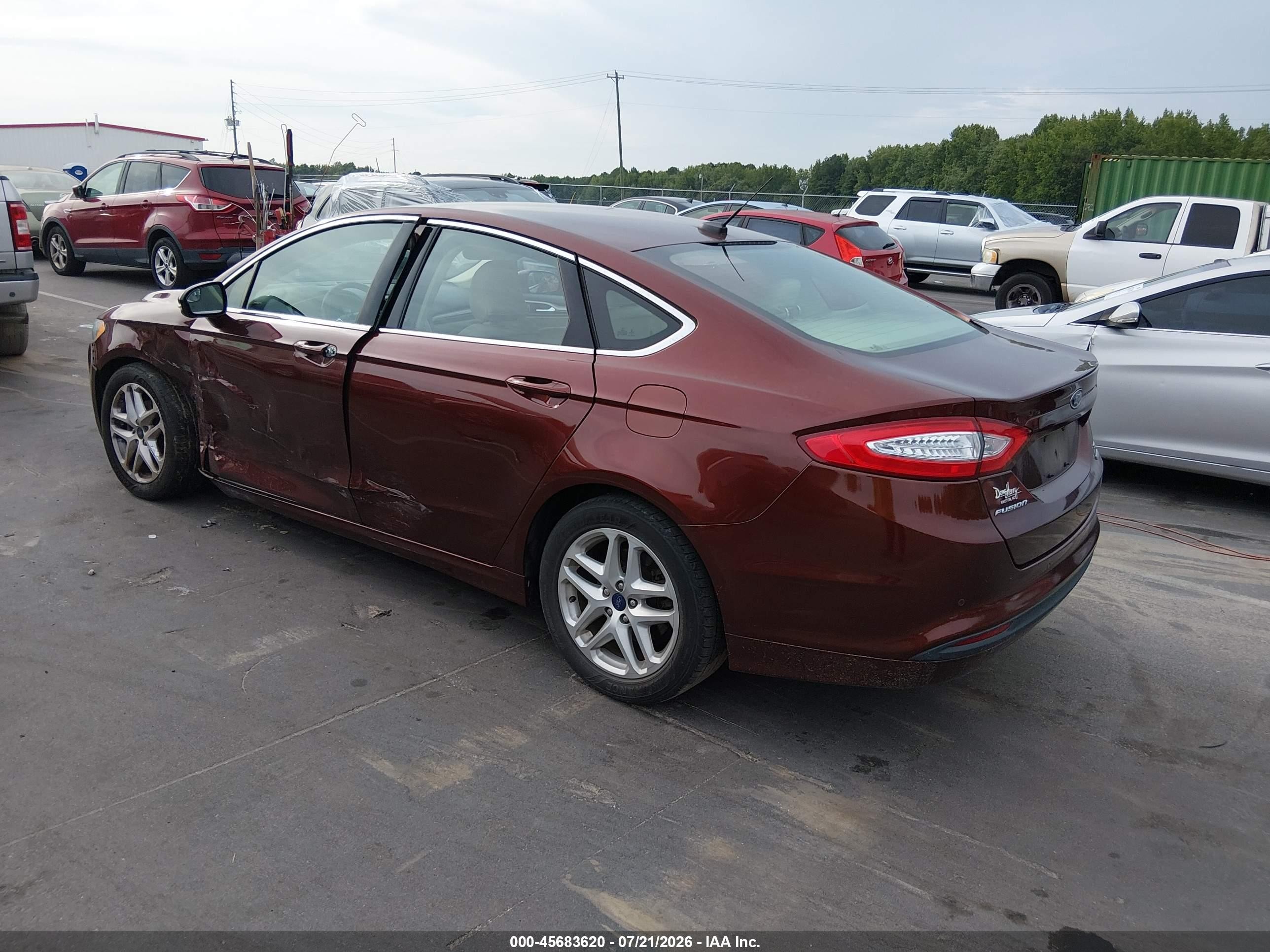 2015 Ford Fusion Se Бордовый vin: 3FA6P0HD3FR289466