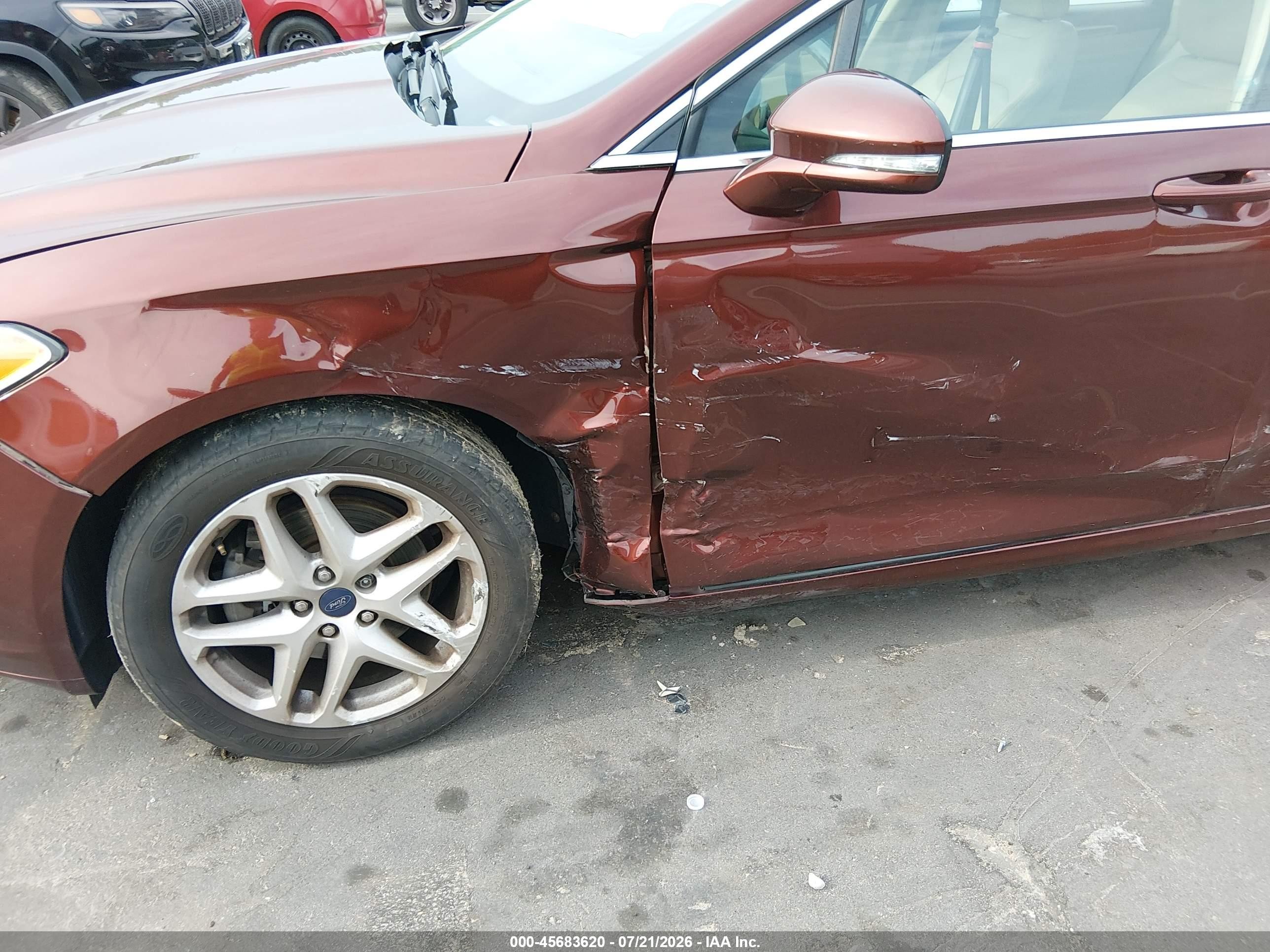 2015 Ford Fusion Se Бордовый vin: 3FA6P0HD3FR289466