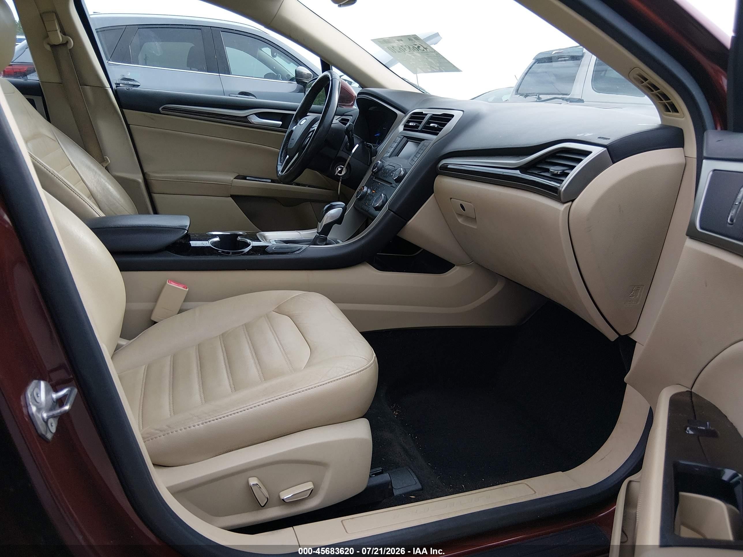 2015 Ford Fusion Se Бордовый vin: 3FA6P0HD3FR289466