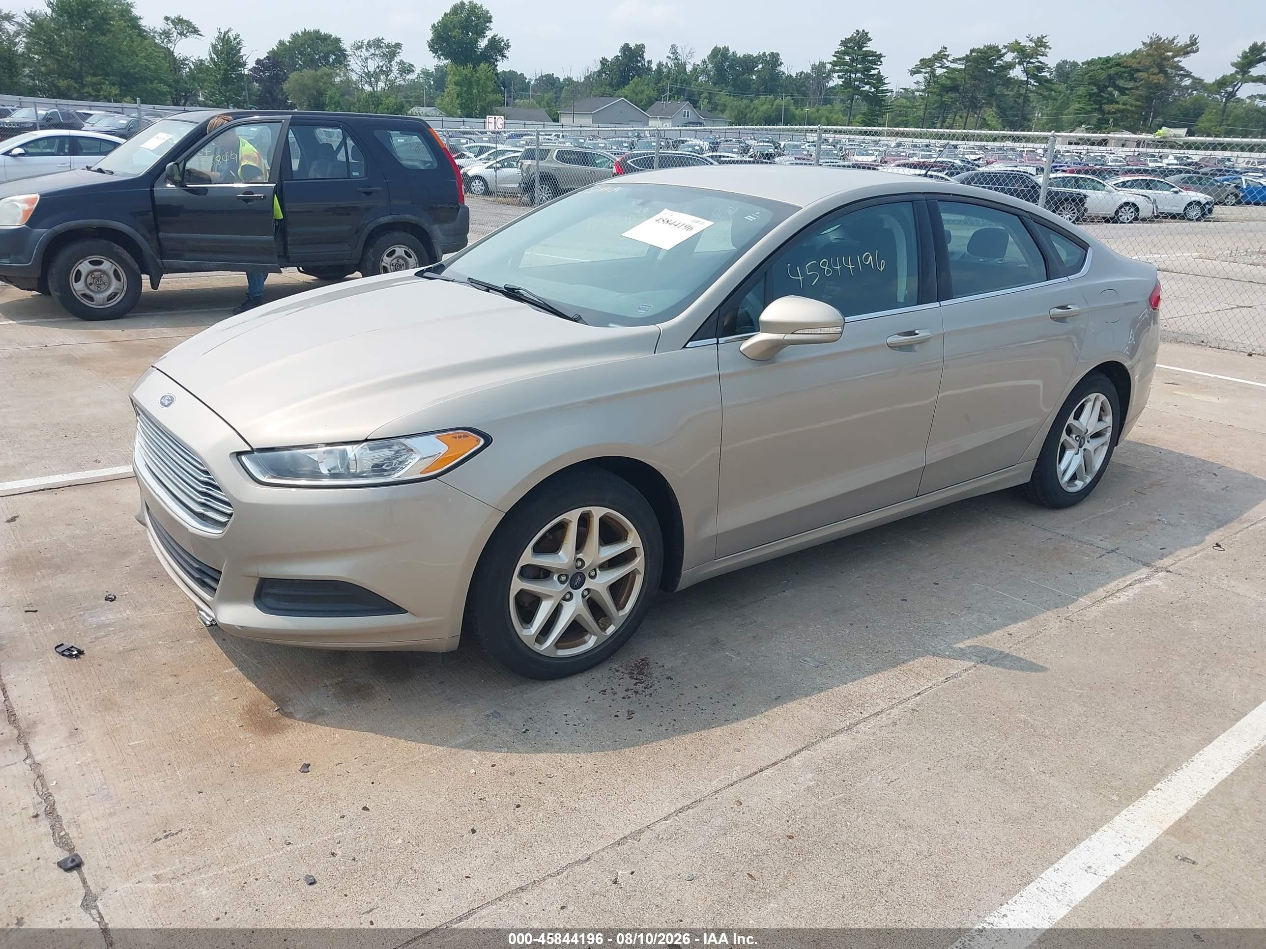 2015 Ford Fusion Se Tan vin: 3FA6P0HD3FR296028