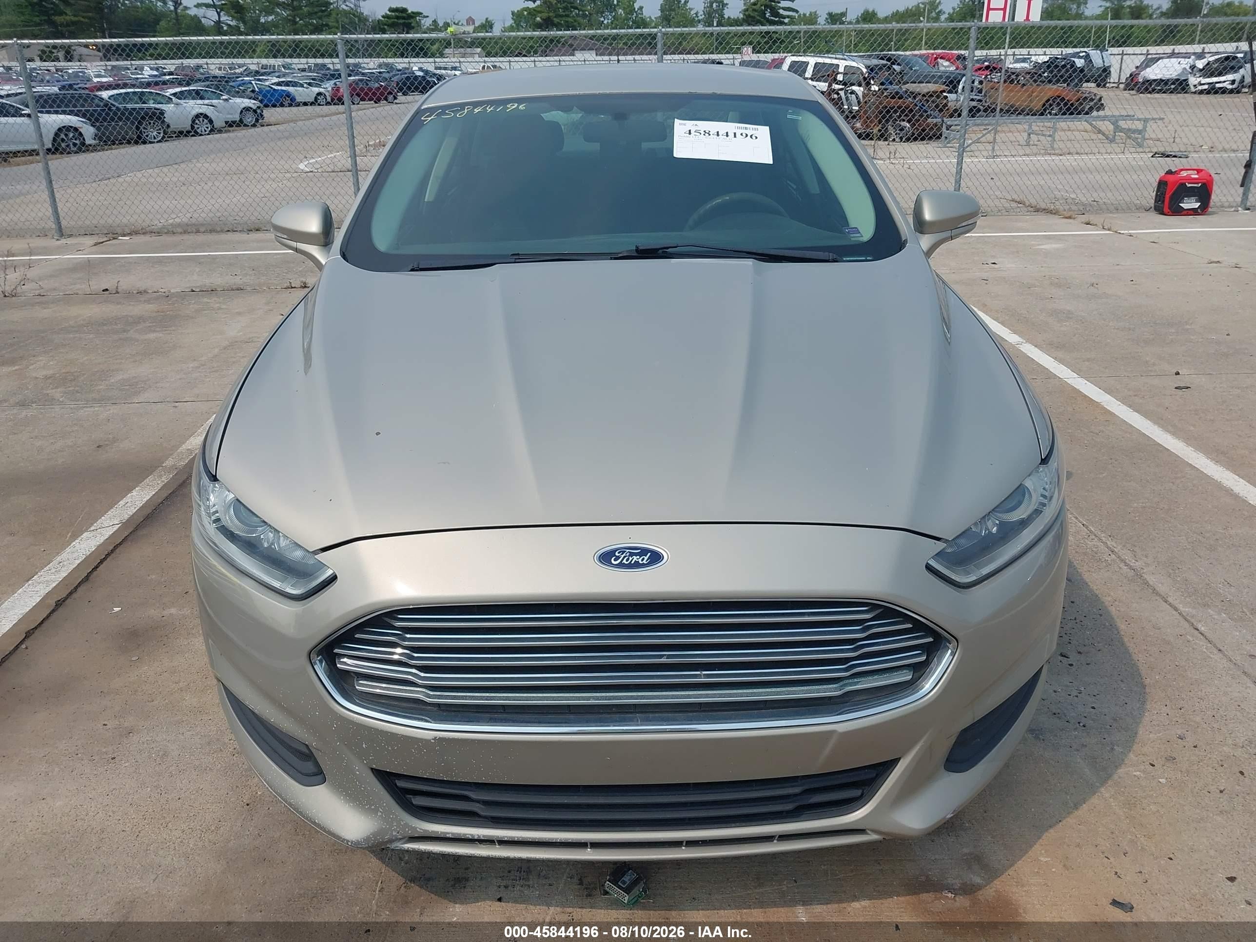 2015 Ford Fusion Se Tan vin: 3FA6P0HD3FR296028