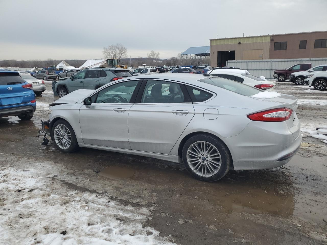 2015 Ford Fusion Se Silver vin: 3FA6P0HD3FR303575