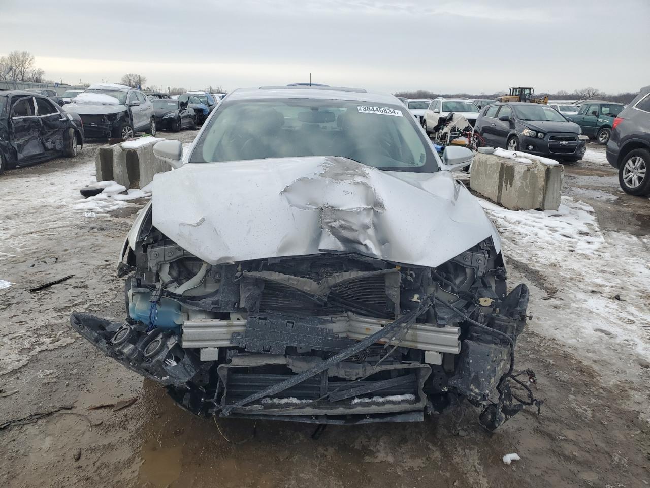 2015 Ford Fusion Se Silver vin: 3FA6P0HD3FR303575