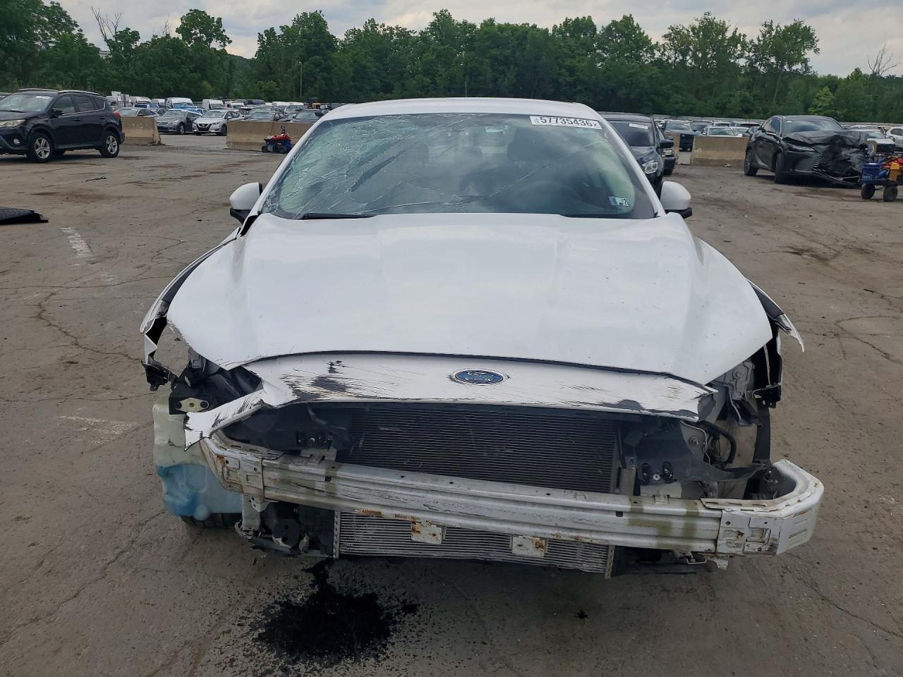 2017 Ford Fusion Se Белый vin: 3FA6P0HD3HR211014