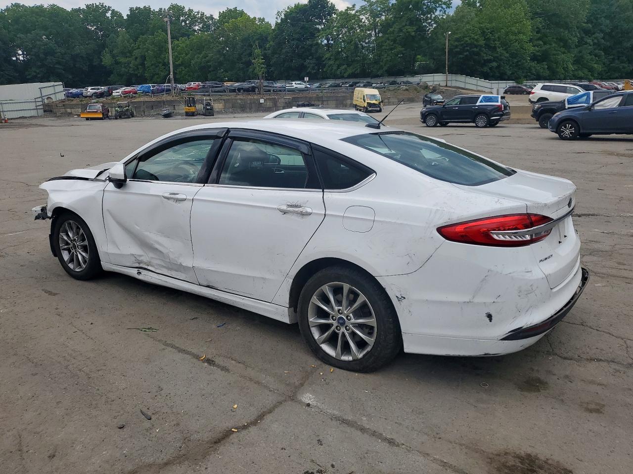 2017 Ford Fusion Se Белый vin: 3FA6P0HD3HR211014