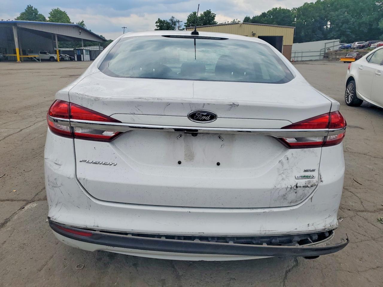2017 Ford Fusion Se Белый vin: 3FA6P0HD3HR211014