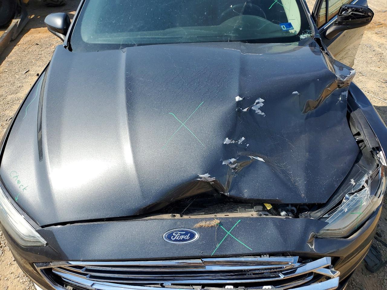 2018 Ford Fusion Se Gray vin: 3FA6P0HD3JR175024