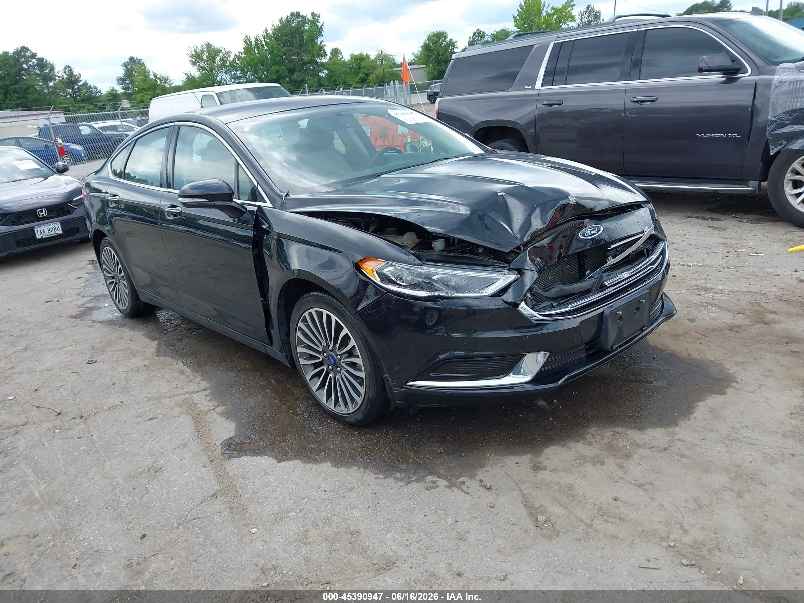 2018 Ford Fusion Se Black vin: 3FA6P0HD3JR217000
