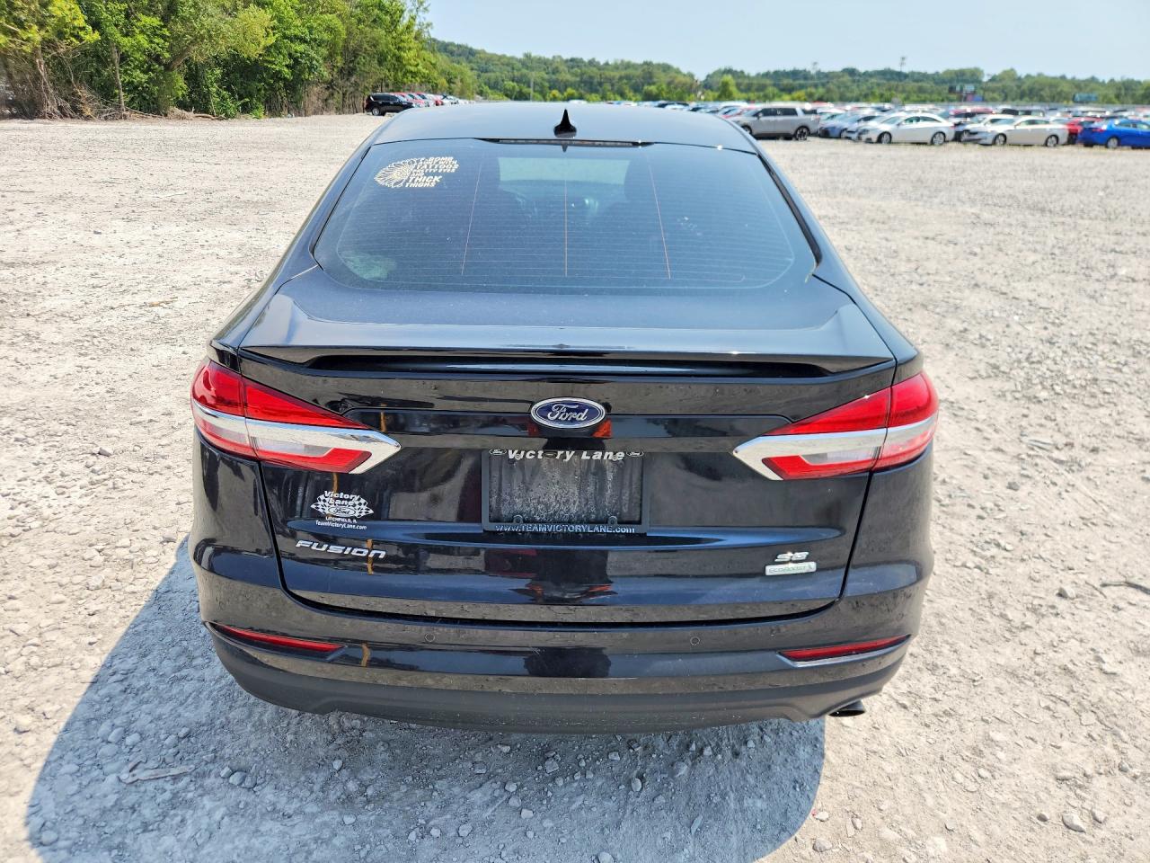 2019 Ford Fusion Se Black vin: 3FA6P0HD3KR133471
