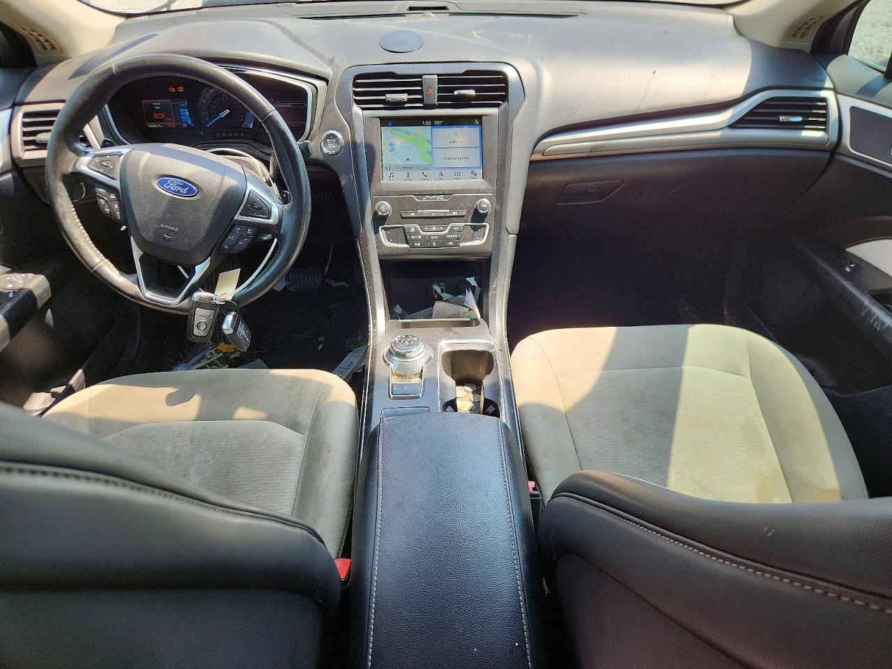 2019 Ford Fusion Se Black vin: 3FA6P0HD3KR133471