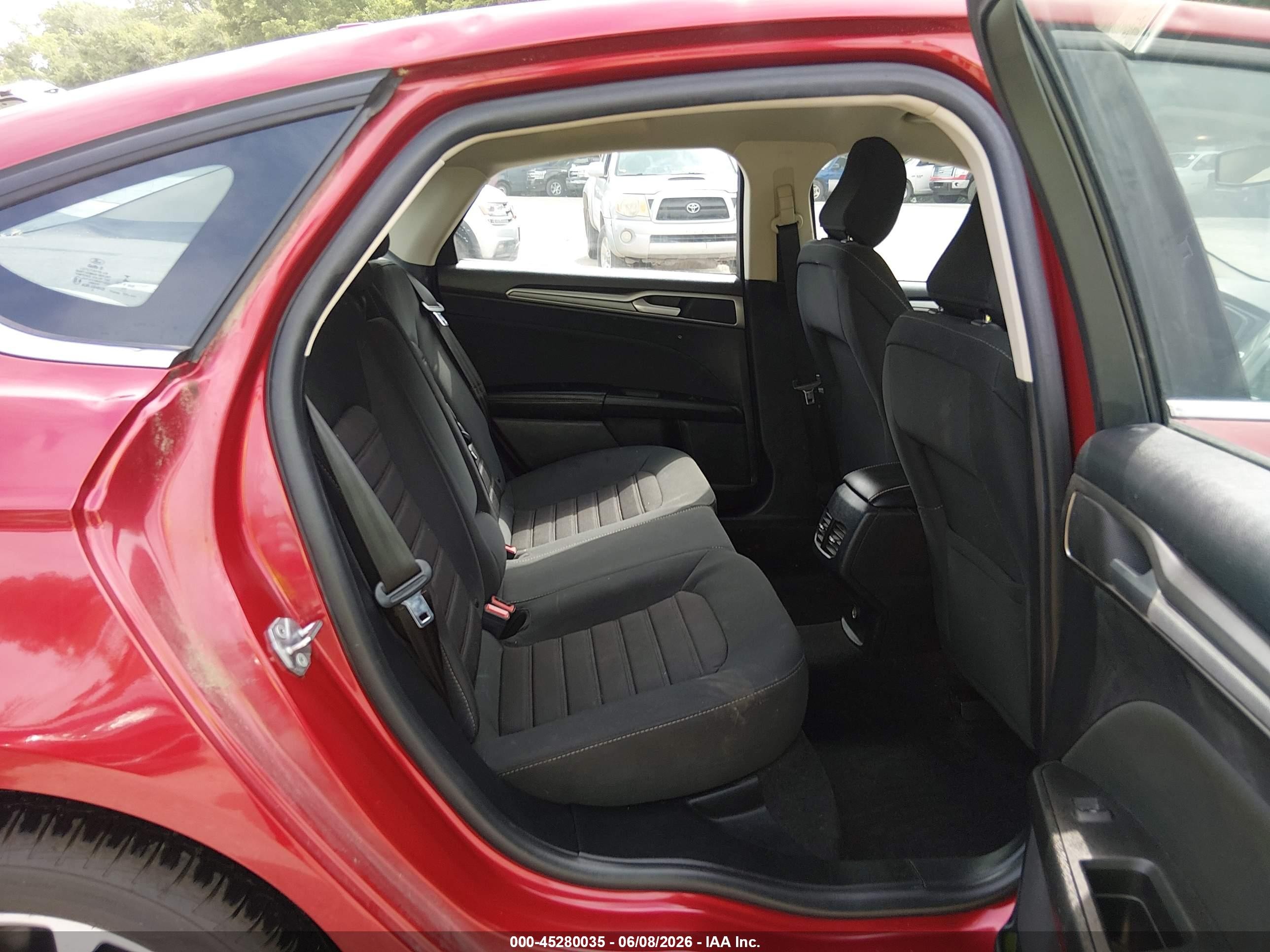 2020 Ford Fusion Se Red vin: 3FA6P0HD3LR219882