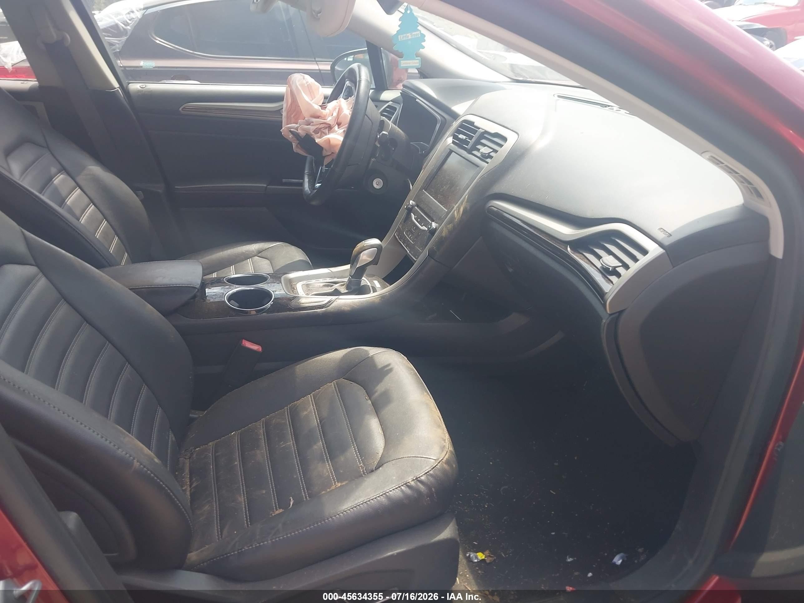 2014 Ford Fusion Se Красный vin: 3FA6P0HD4ER127506