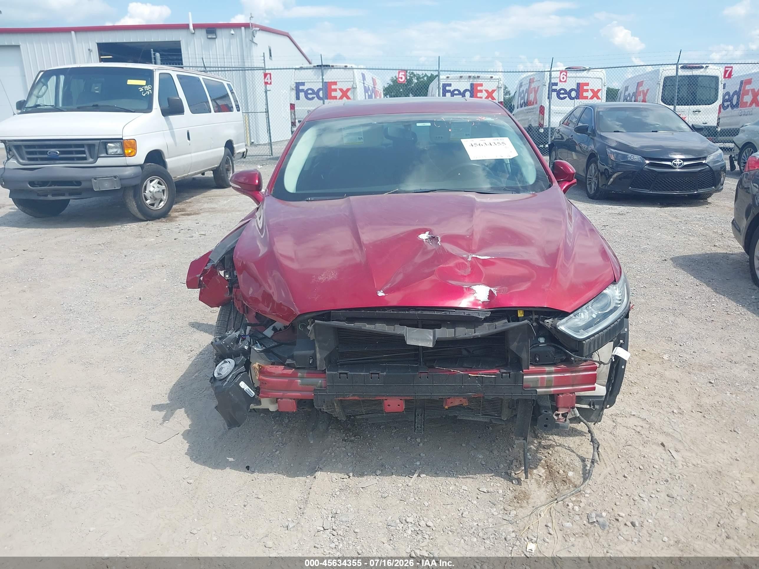 2014 Ford Fusion Se Красный vin: 3FA6P0HD4ER127506