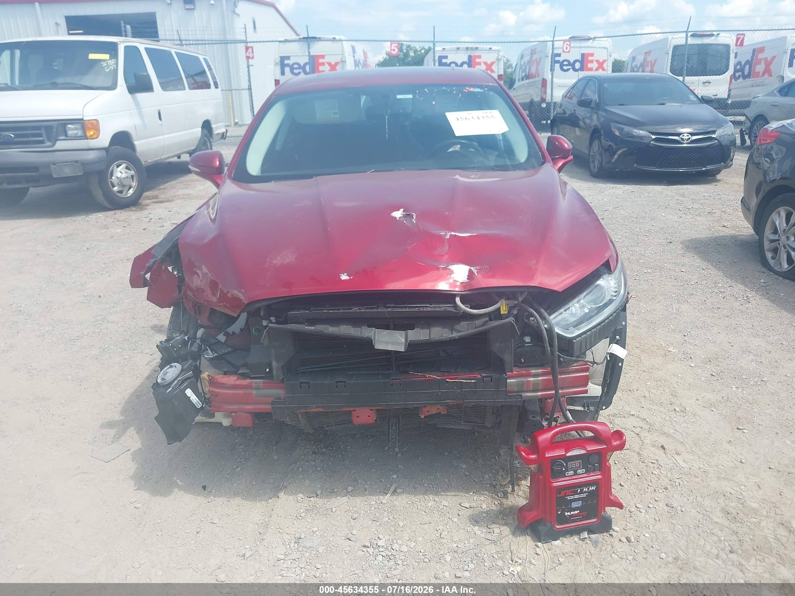 2014 Ford Fusion Se Красный vin: 3FA6P0HD4ER127506