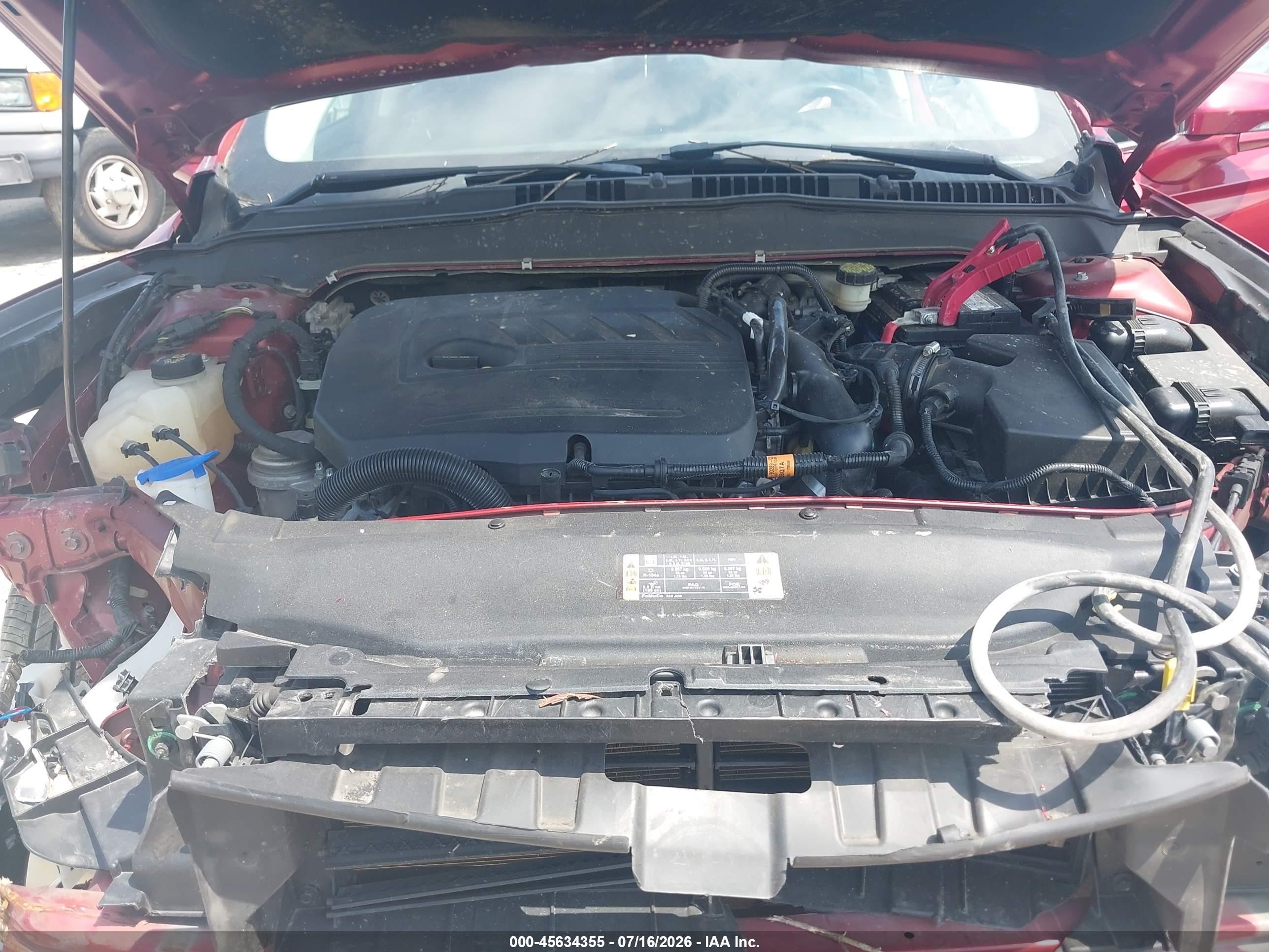 2014 Ford Fusion Se Красный vin: 3FA6P0HD4ER127506