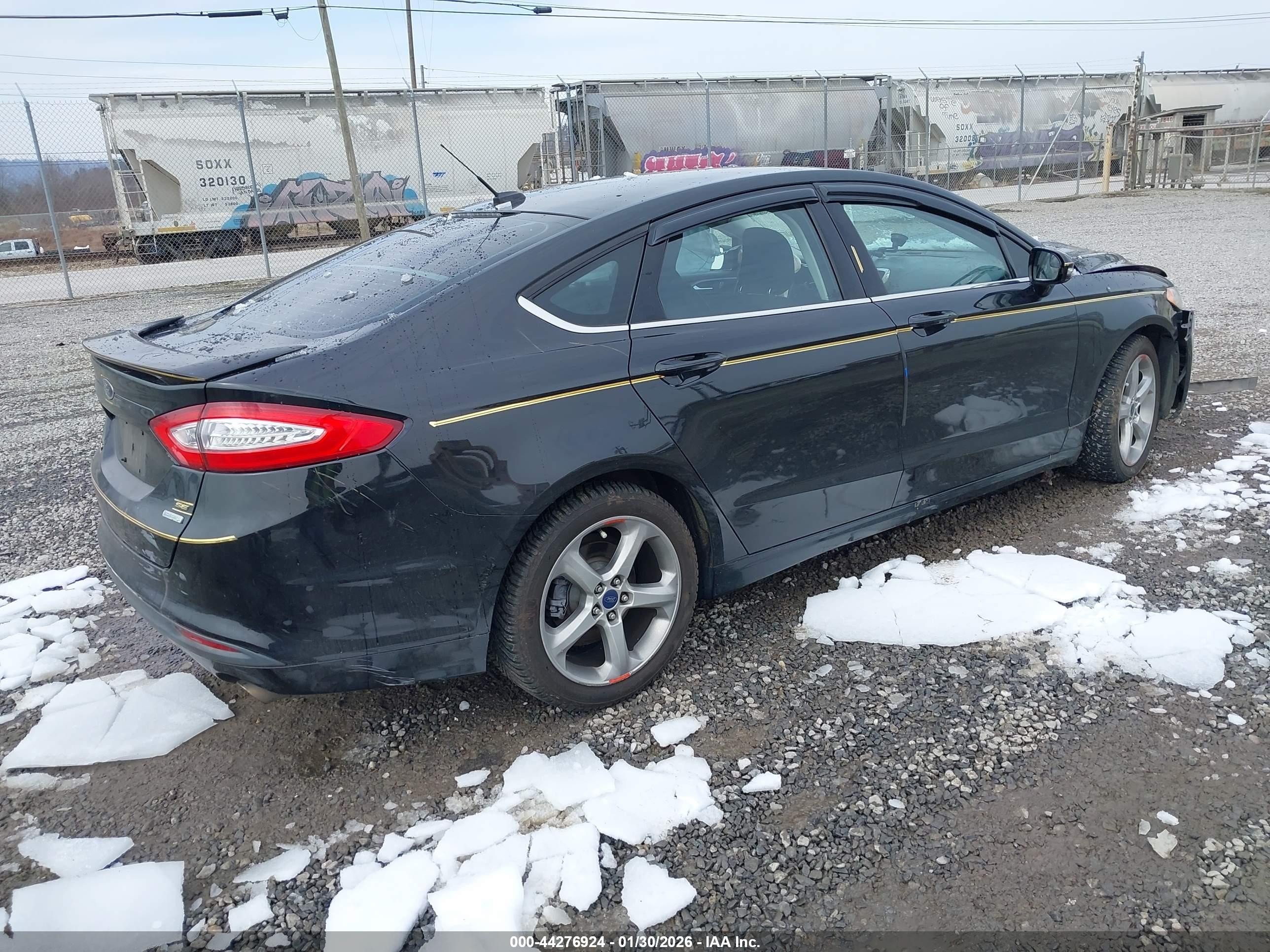 2014 Ford Fusion Se Black vin: 3FA6P0HD4ER161879