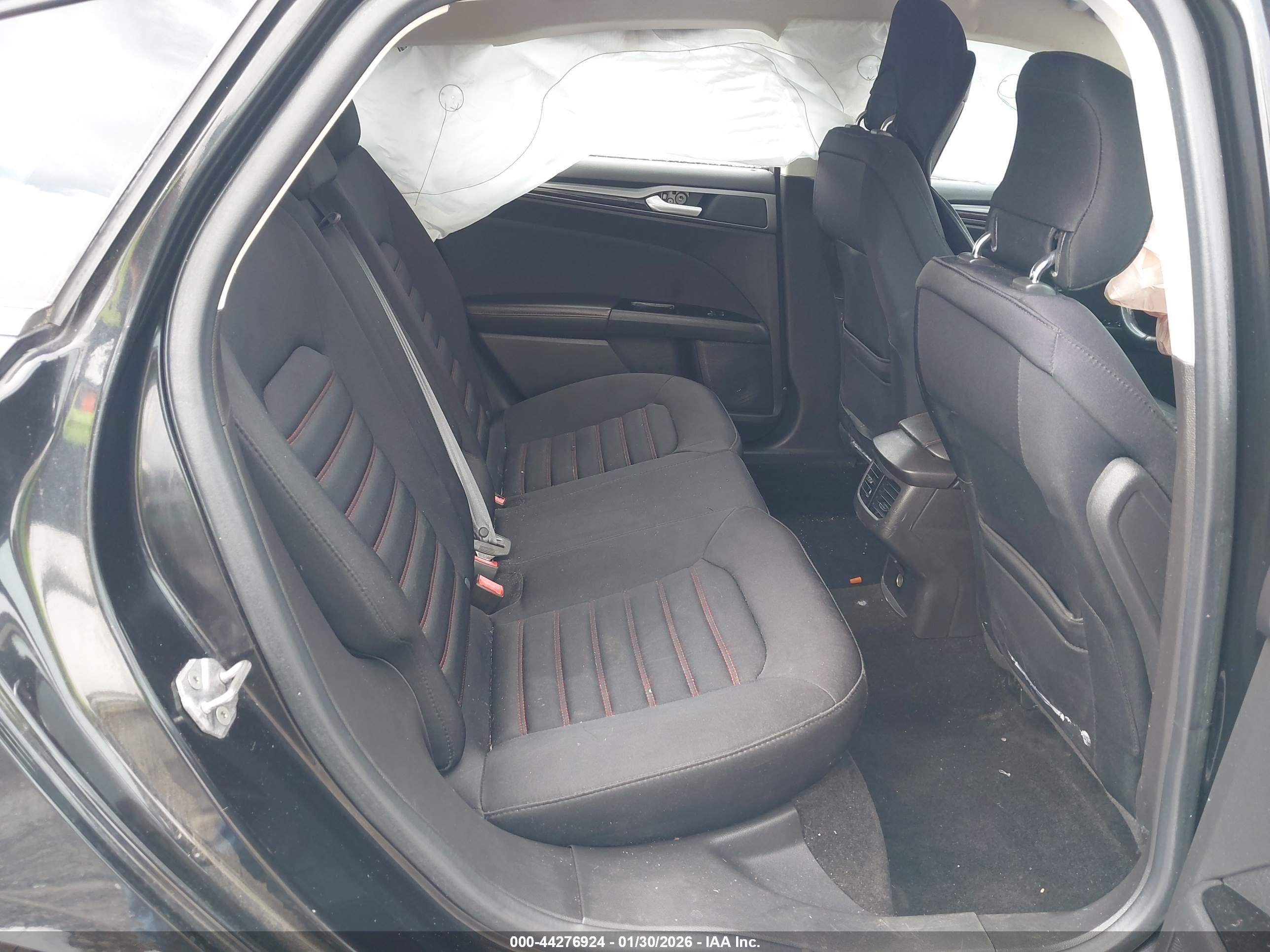 2014 Ford Fusion Se Black vin: 3FA6P0HD4ER161879