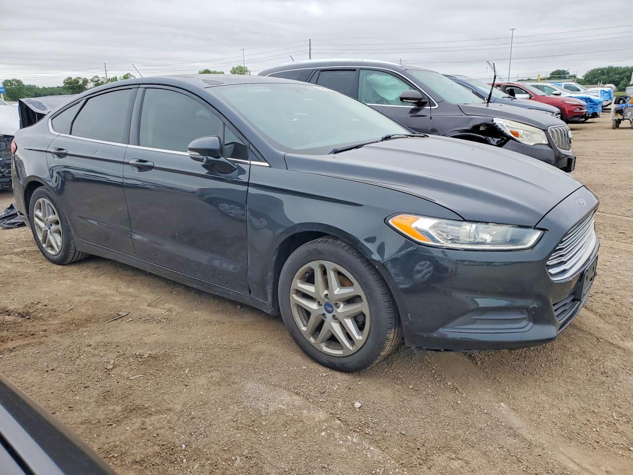 2014 Ford Fusion Se Black vin: 3FA6P0HD4ER163566